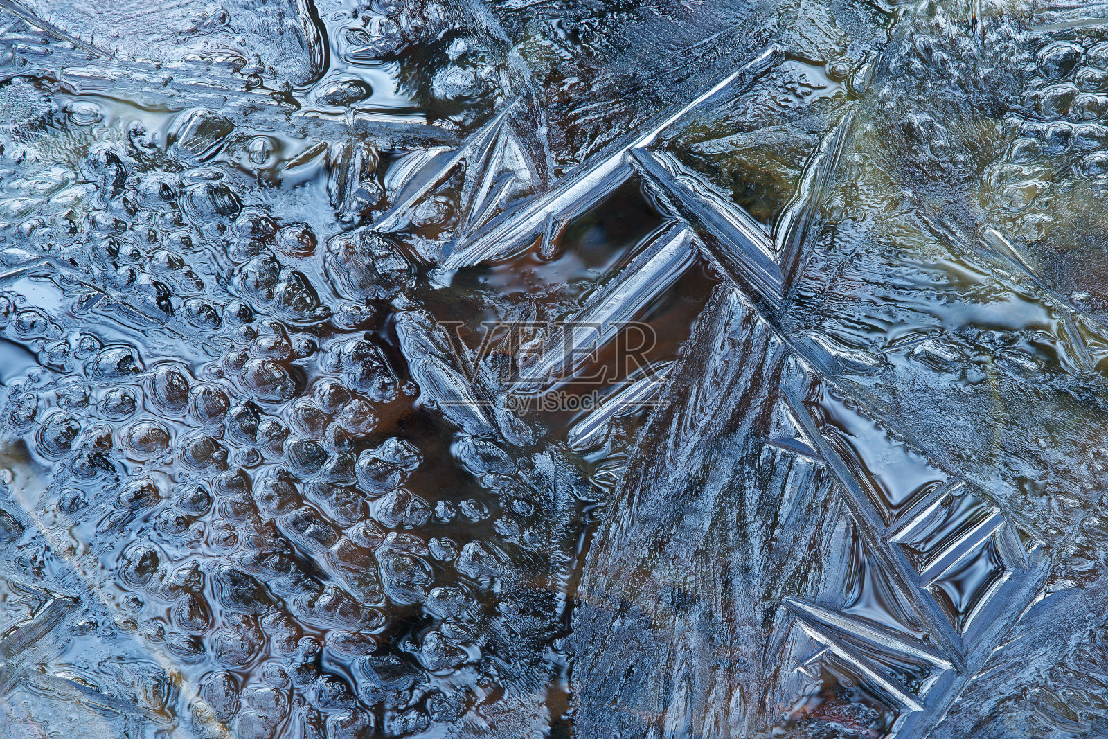 蓝冰模式照片摄影图片