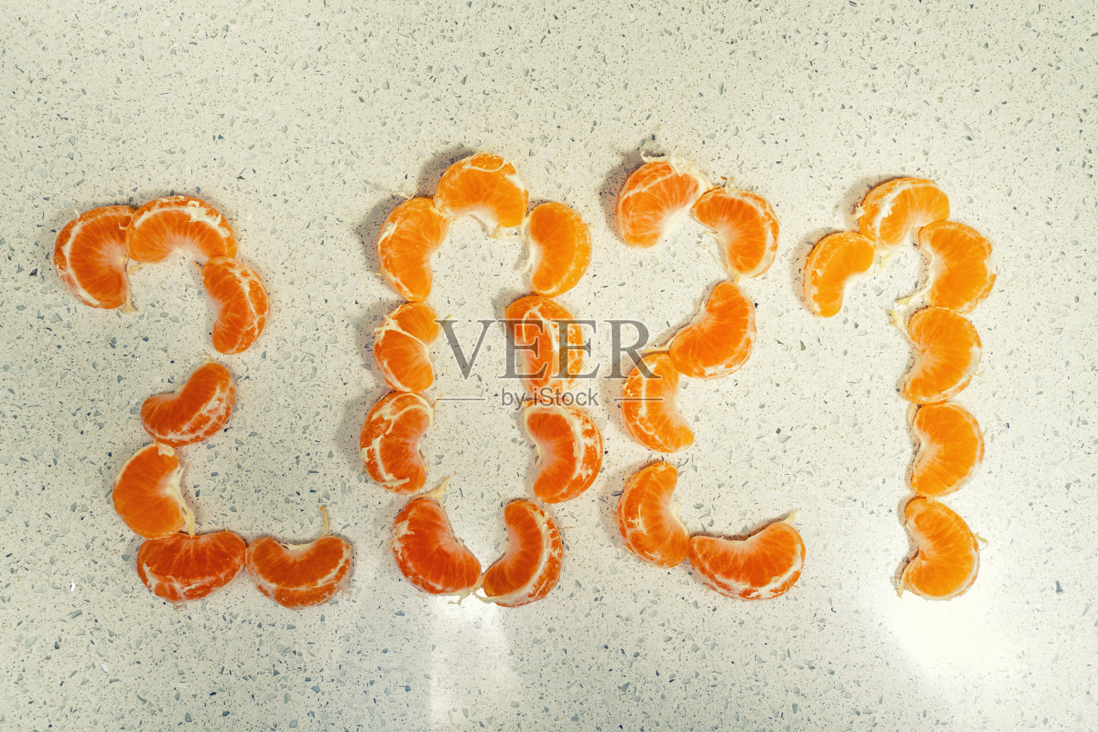 从桔子片到2021年。果主义在新的一年照片摄影图片