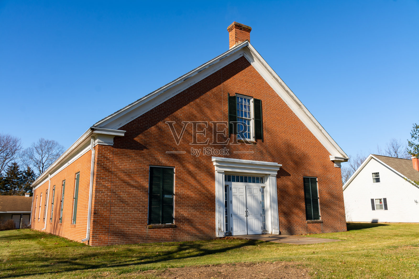 中西部的教堂照片摄影图片