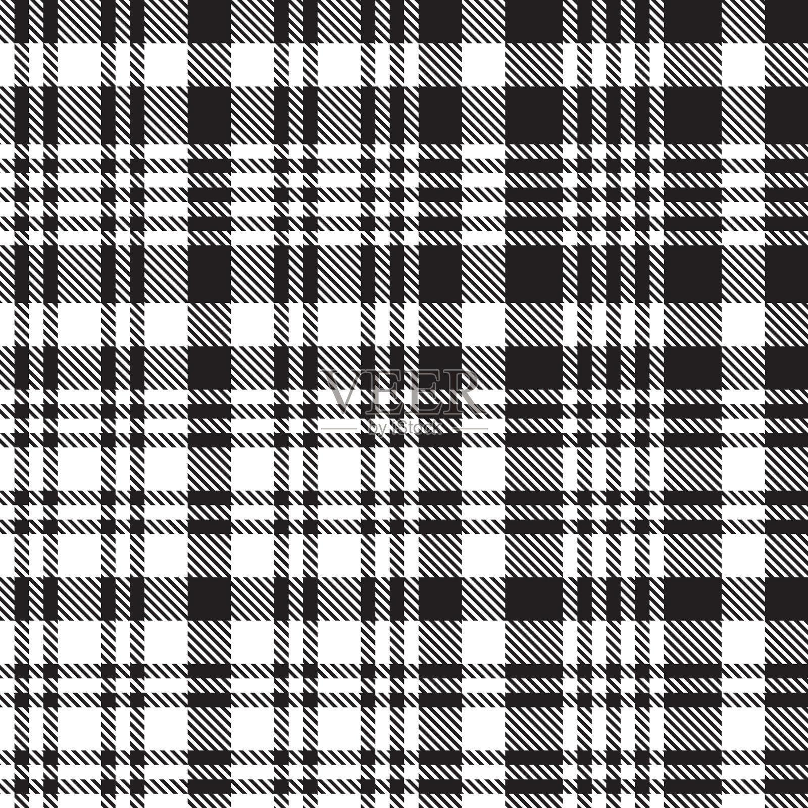黑白格纹无缝缝插画图片素材