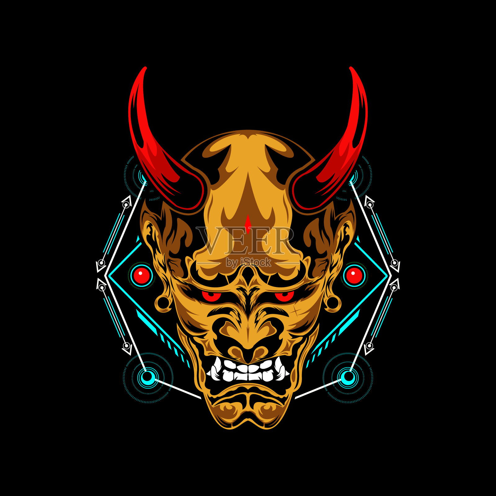 骷髅头插画图片素材