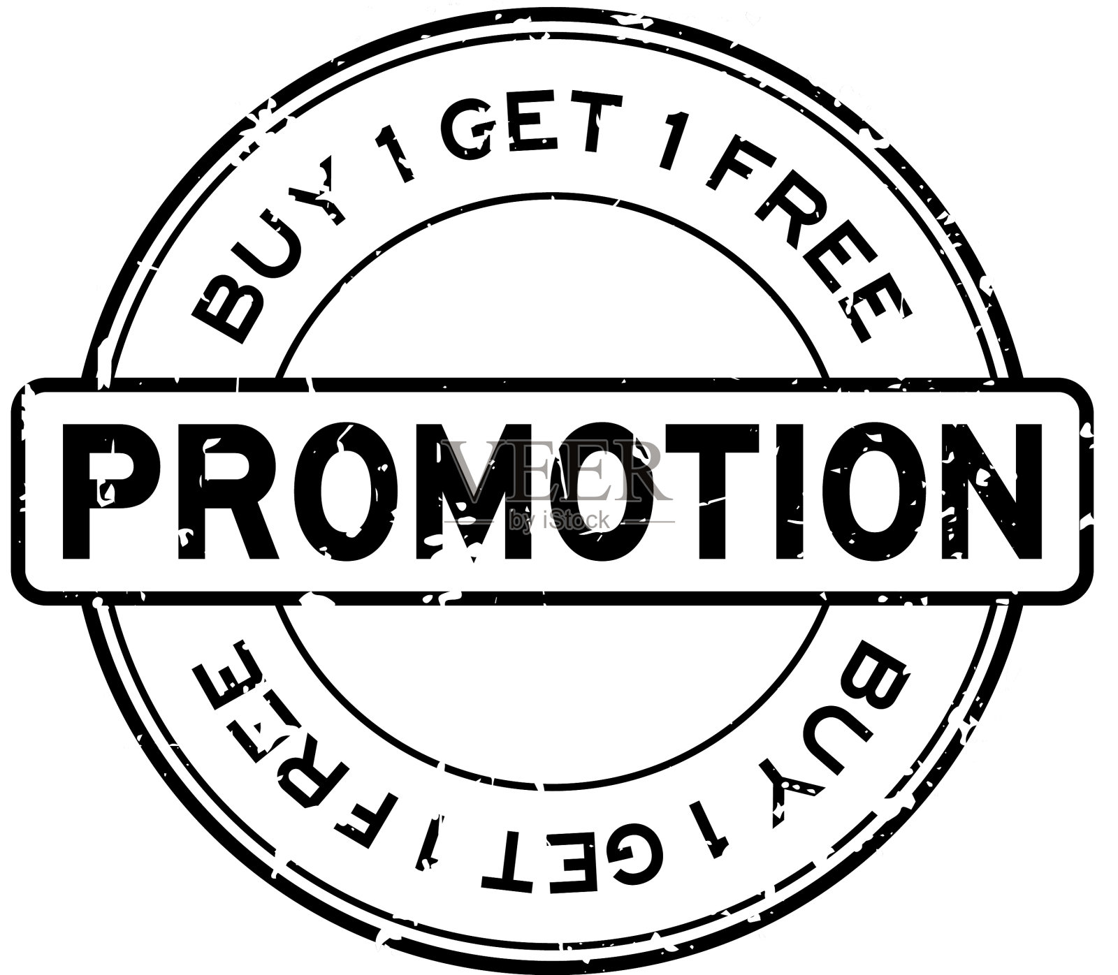 垃圾黑促销买1免费1轮橡胶设计元素图片