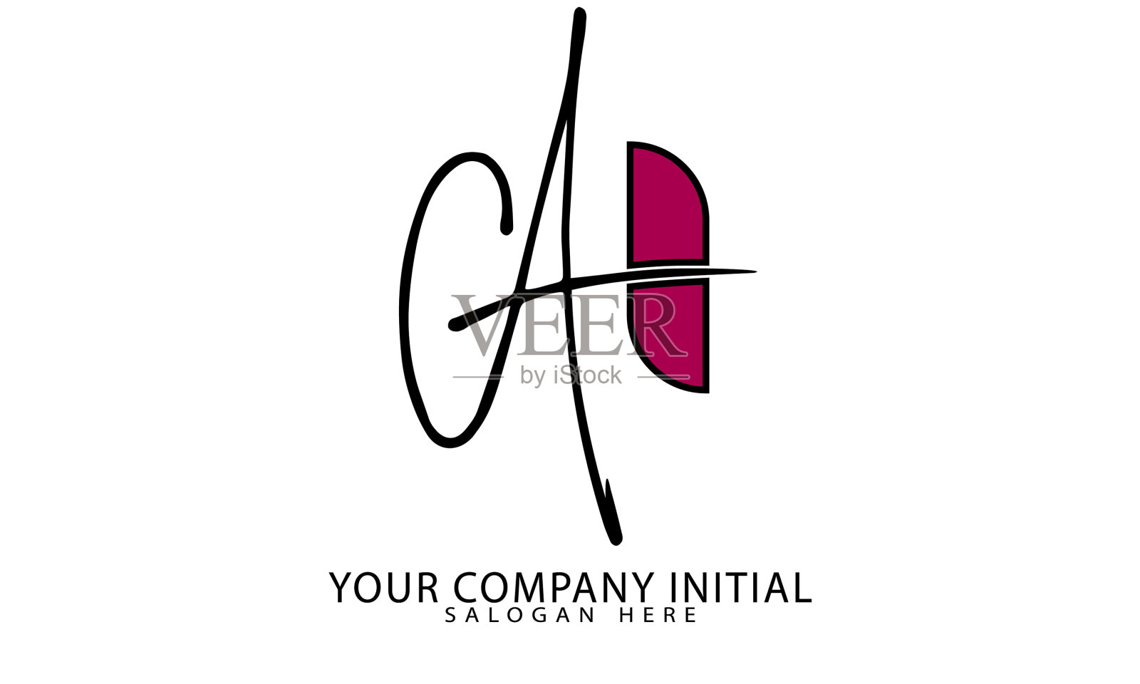 你的标志插画图片素材