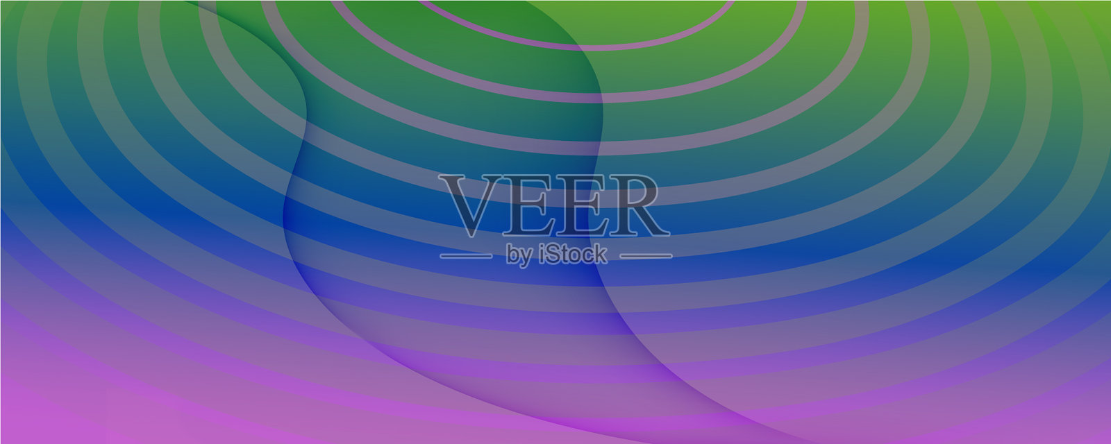 流动几何抽象波浪未来形状设计模板素材