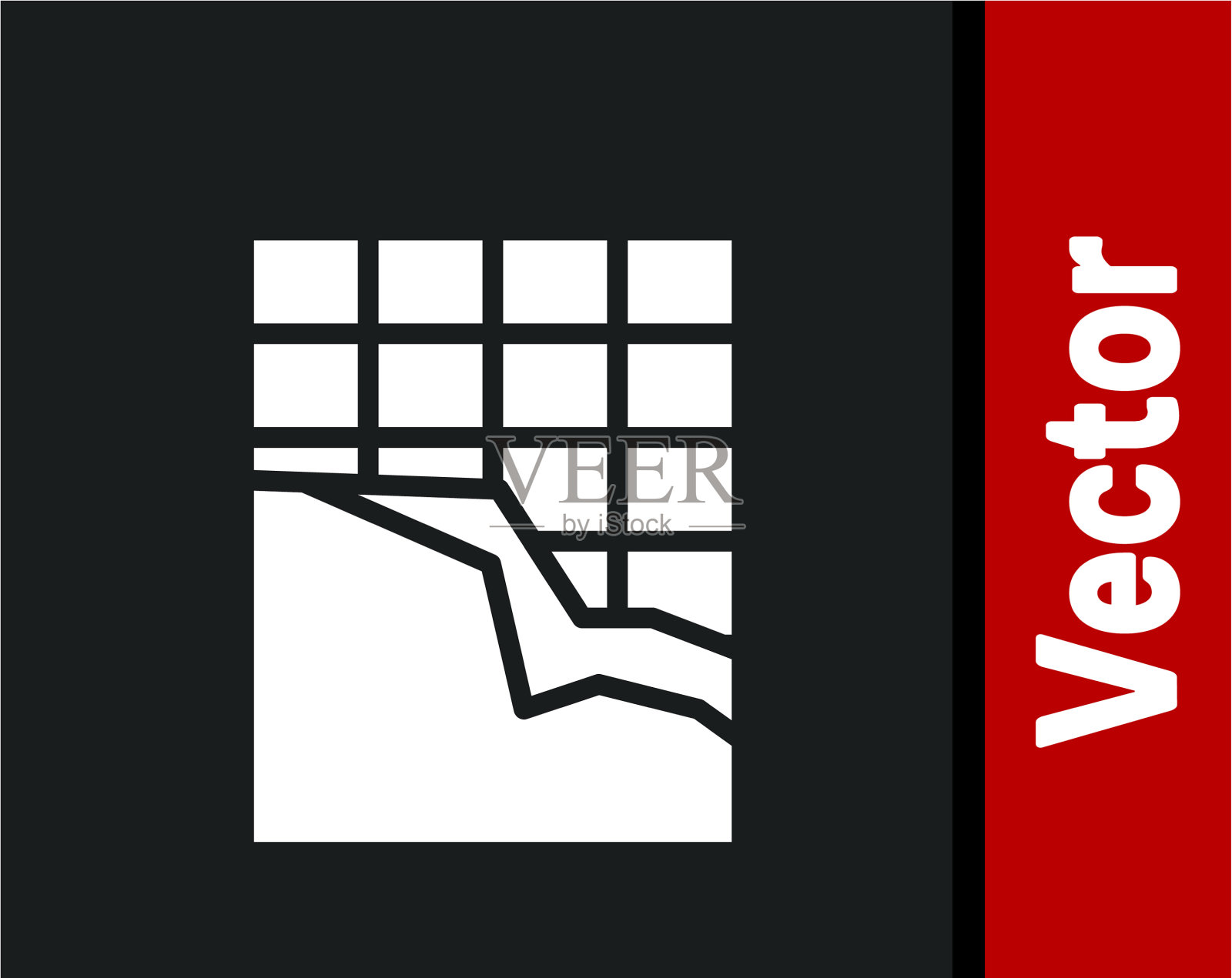 白色巧克力棒图标孤立在黑色图标素材