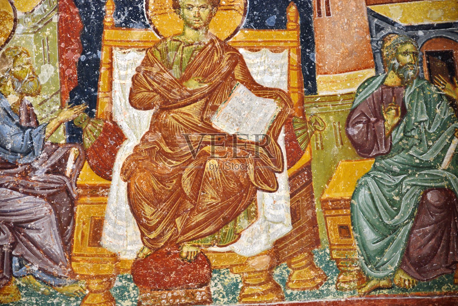 圣索菲亚教堂和壁画，土耳其特拉布宗照片摄影图片