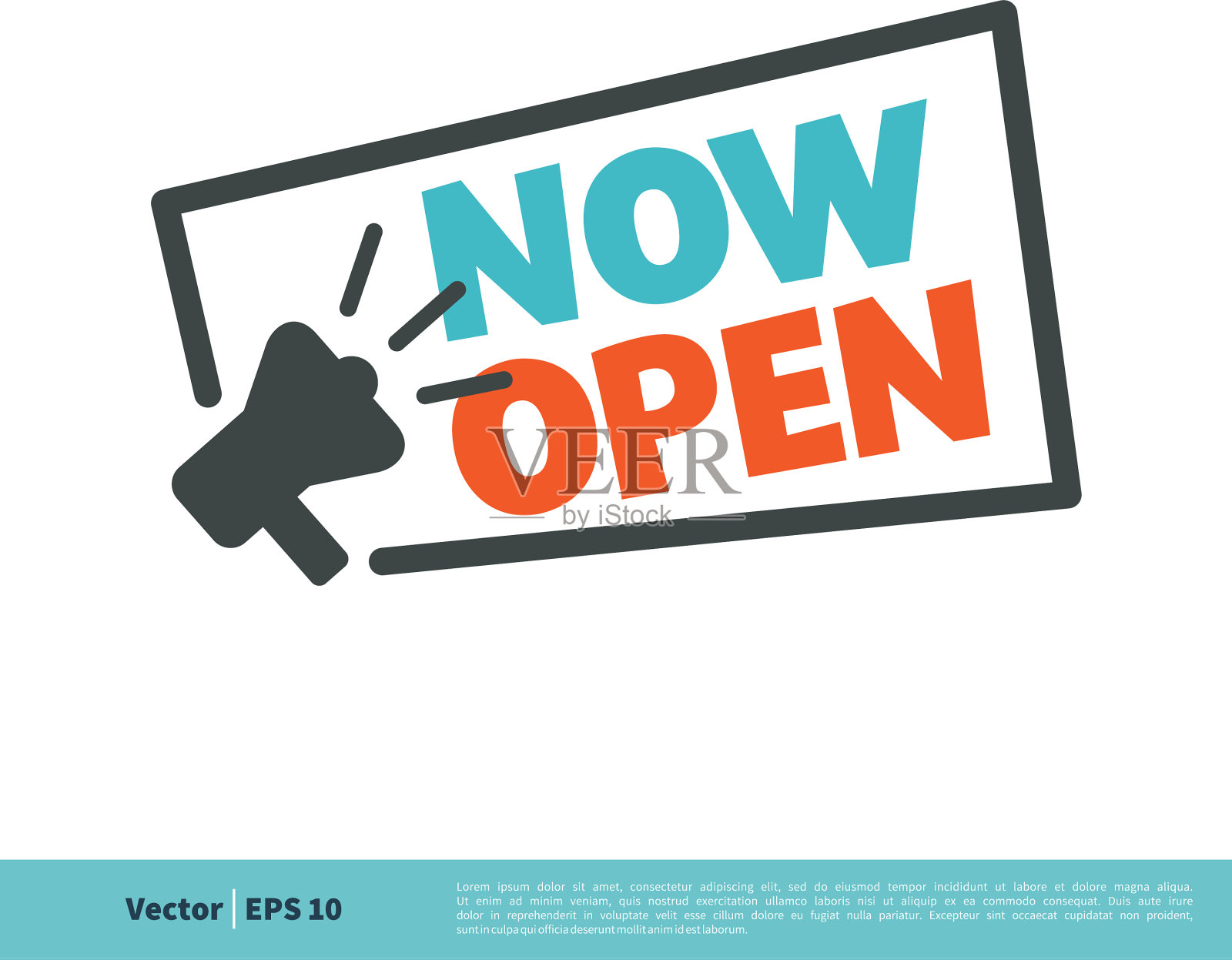 现在公开信模板设计eps 10插画图片素材