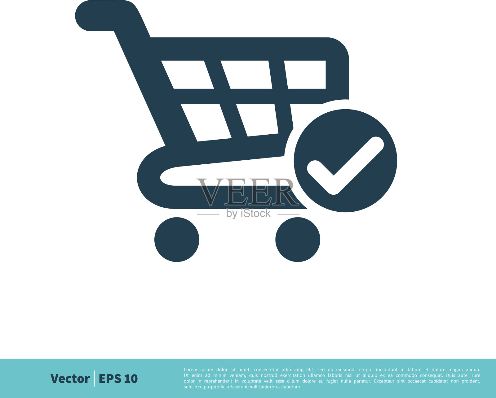 手推车图标标识模板设计eps 10插画图片素材