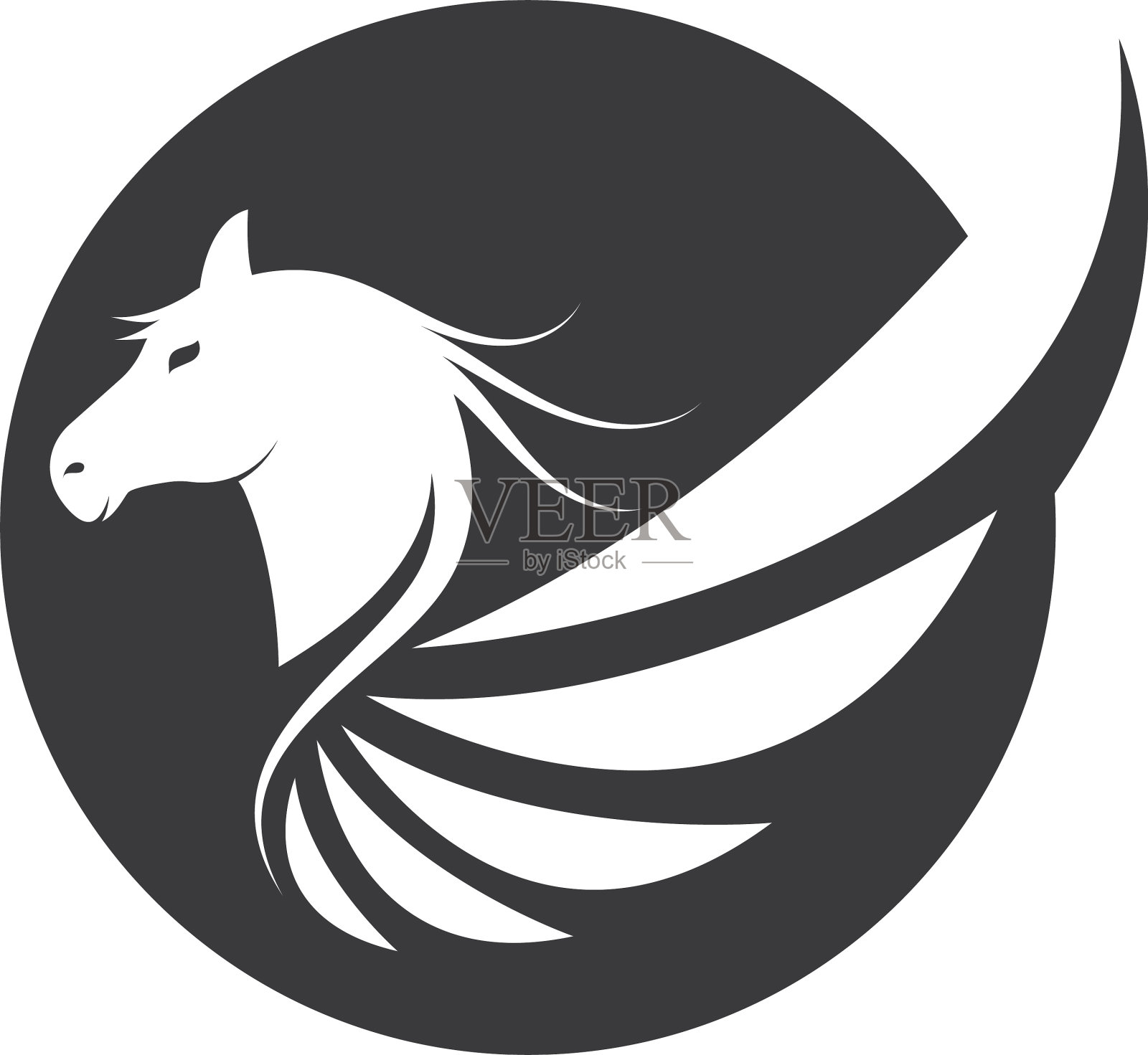 飞马座标志模板设计元素图片