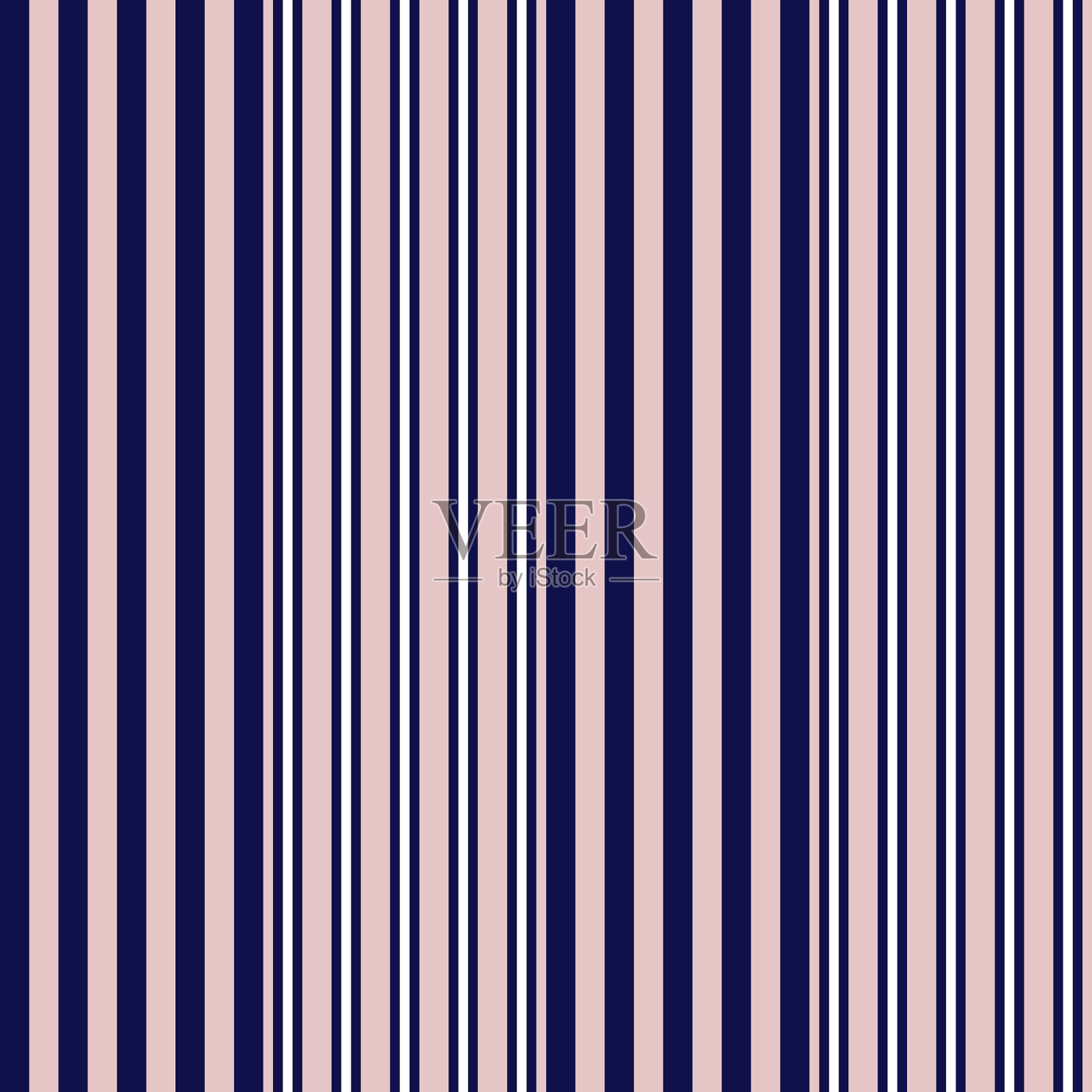 粉红色和海军蓝条纹无缝图案背景插画图片素材