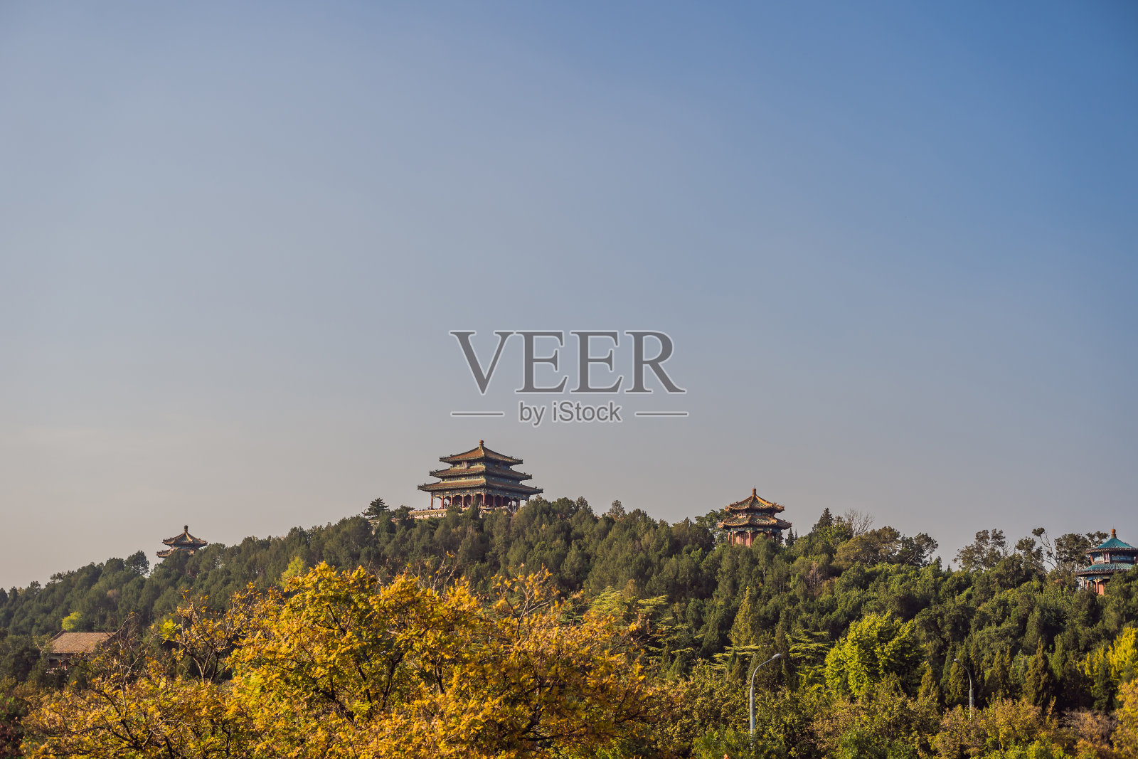 中国北京紫禁城的古代皇家宫殿照片摄影图片