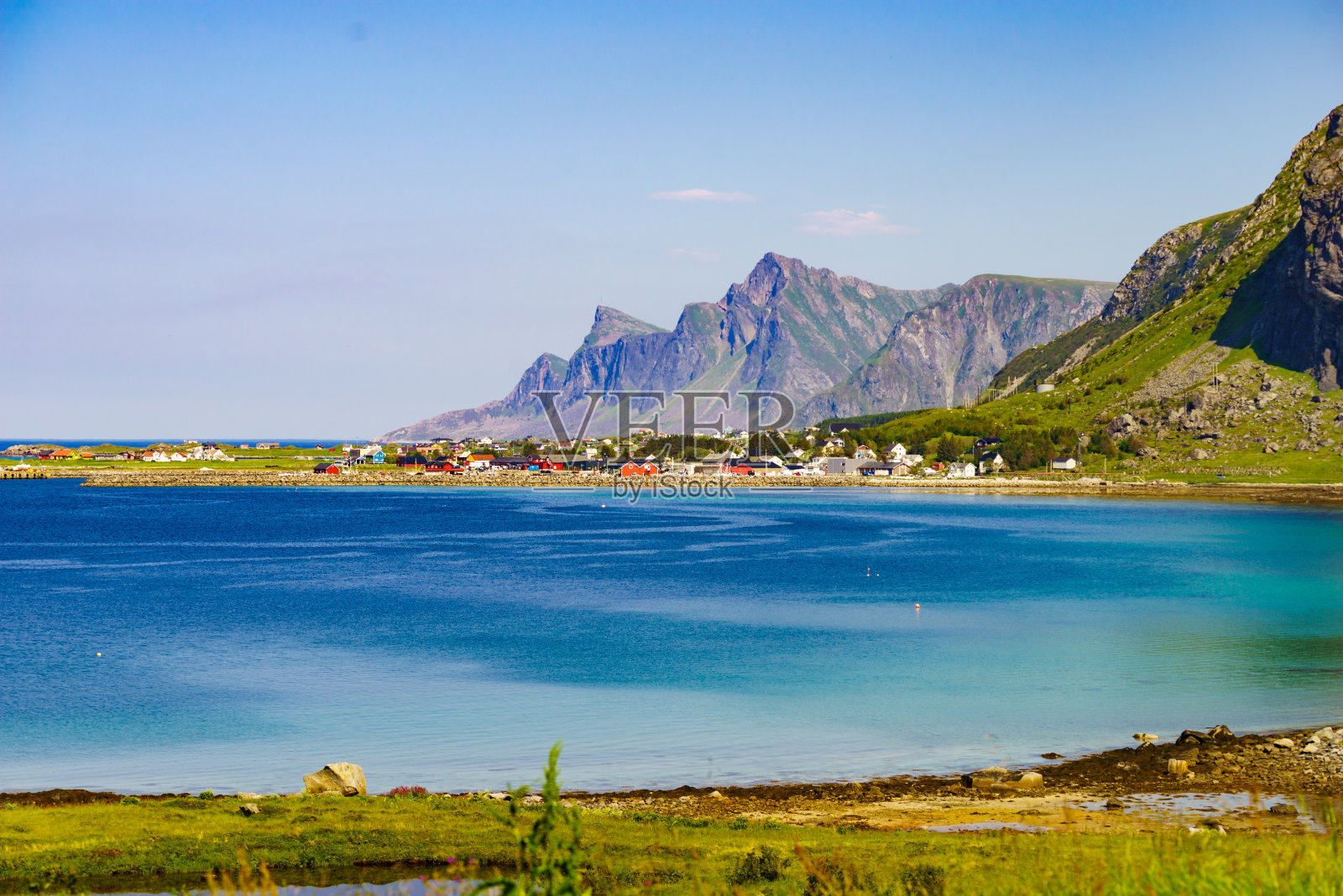 挪威罗浮敦群岛海景照片摄影图片