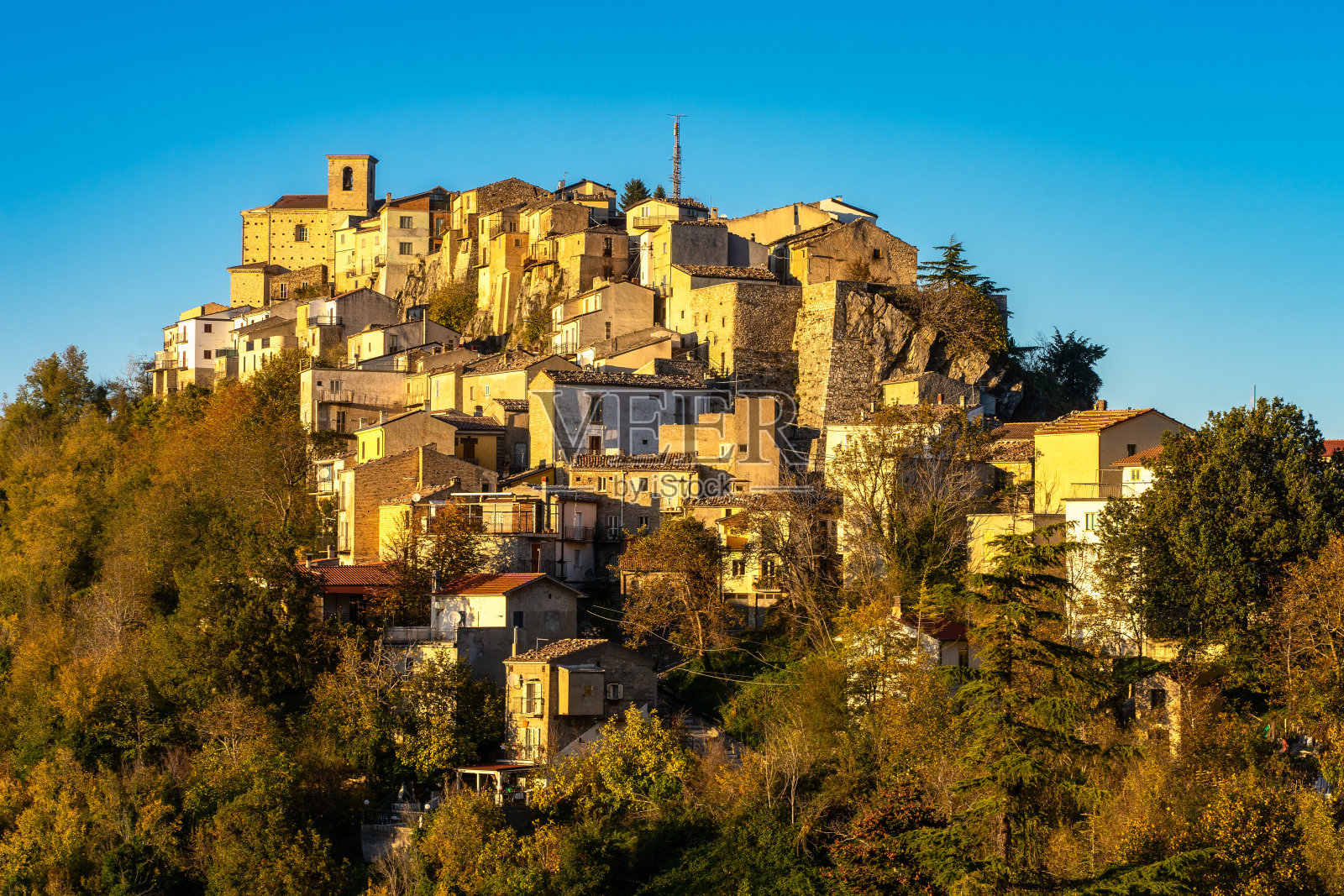 蒙特费朗特，意大利的阿布鲁佐照片摄影图片
