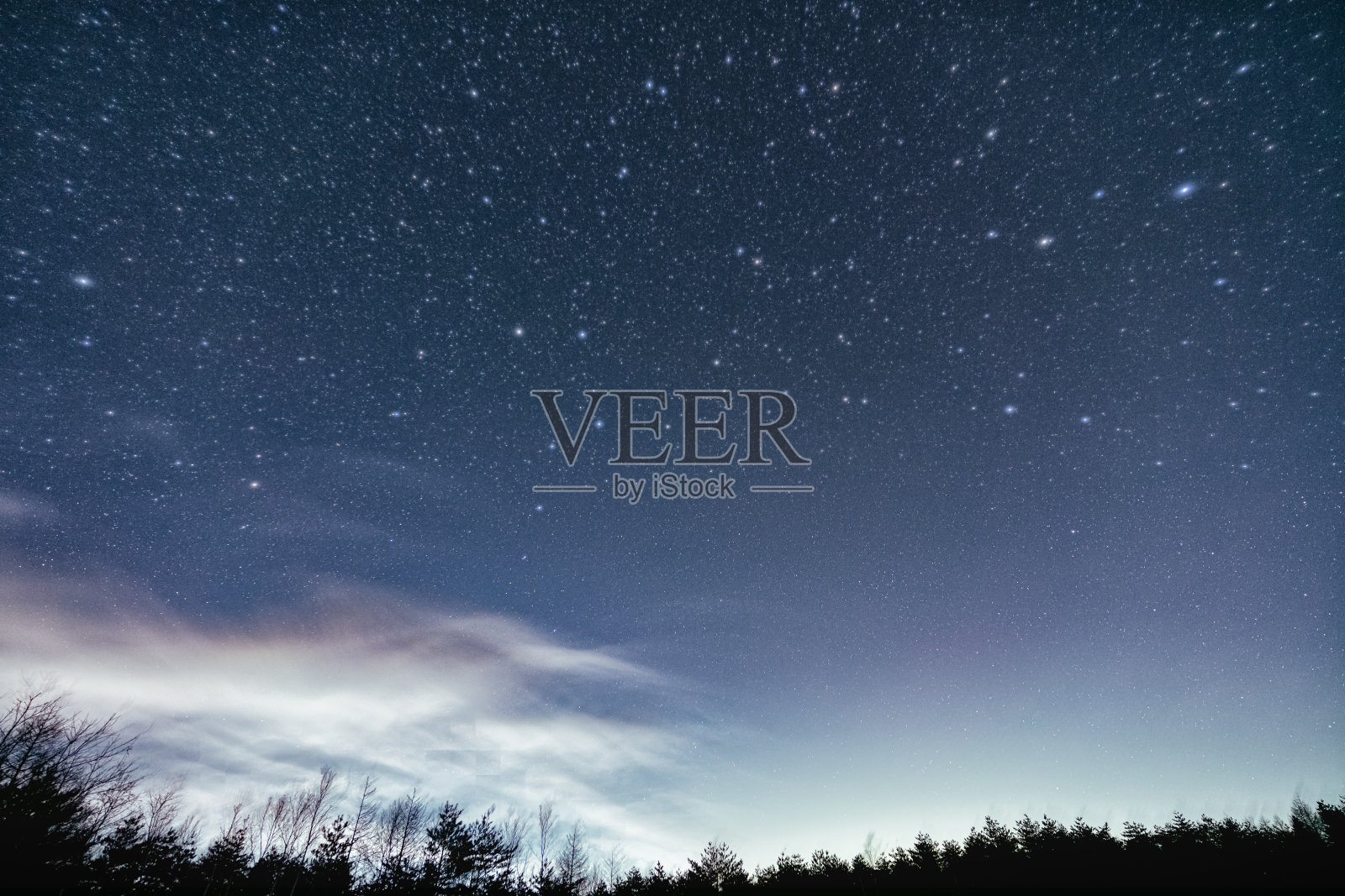 富士山的星空照片摄影图片