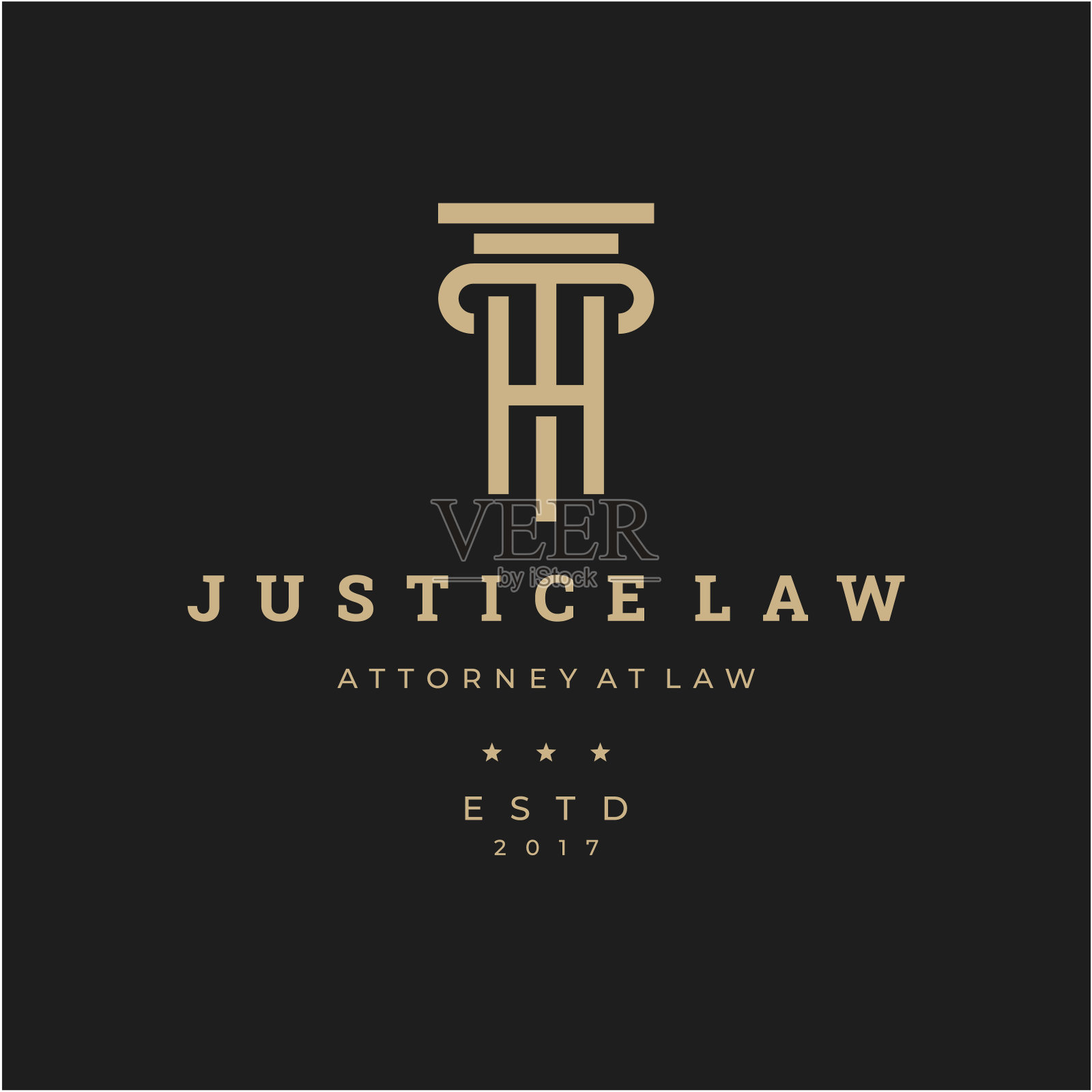 律师事务所符号图标矢量设计的首字母H。普适法律、律师、正义尺度、线条艺术风格符号设计灵感插画图片素材