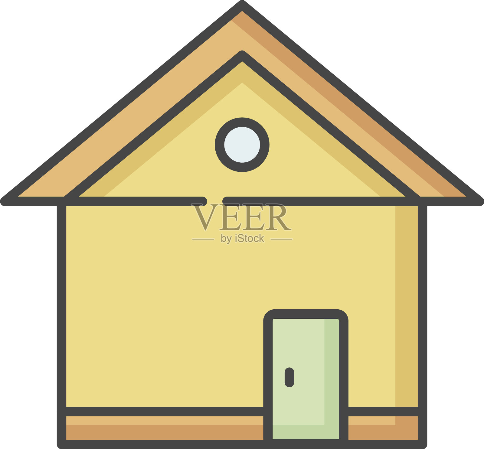 房子RGB颜色图标图标素材