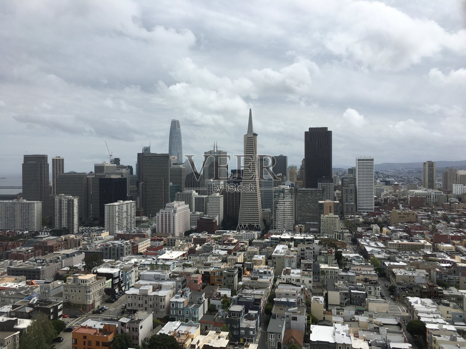 旧金山的天际线照片摄影图片