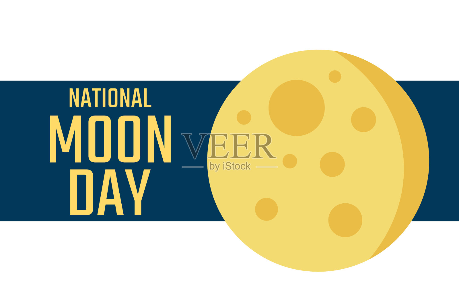 国庆节7月20日假日概念插画图片素材