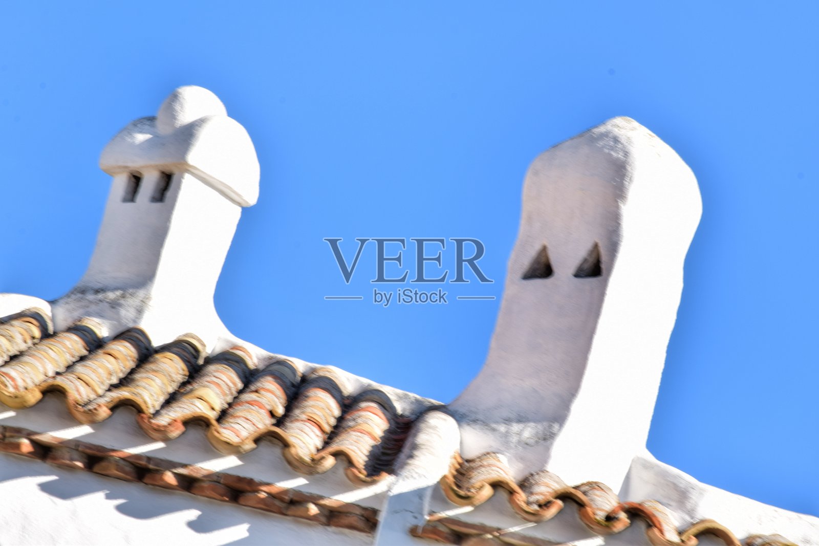 白色的烟囱照片摄影图片