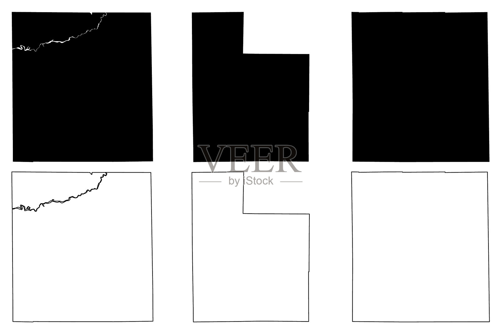 费耶特·埃尔克哈特和特拉华州县插画图片素材