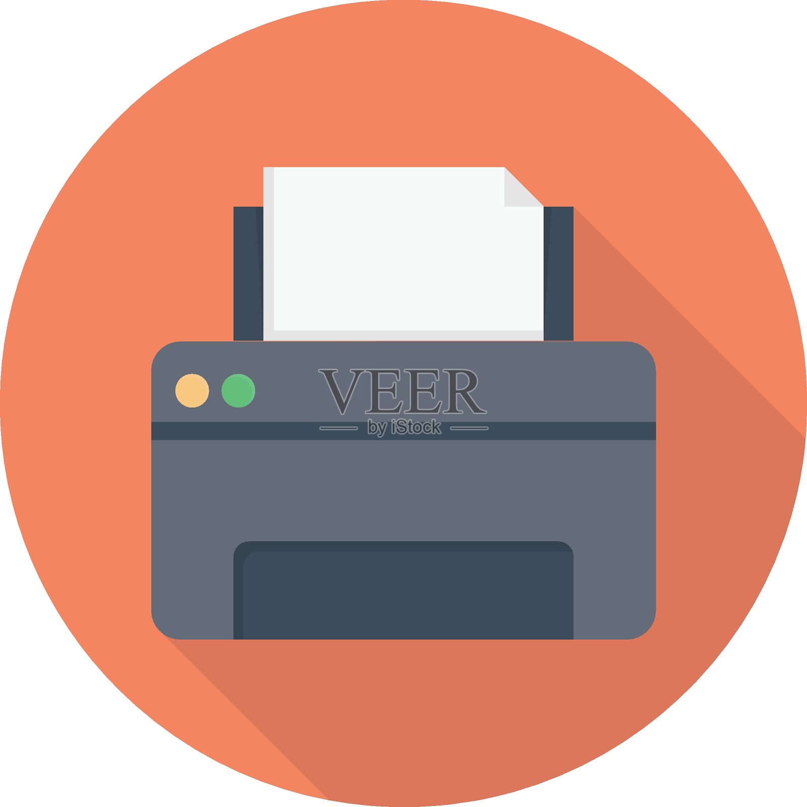 打印机插画图片素材