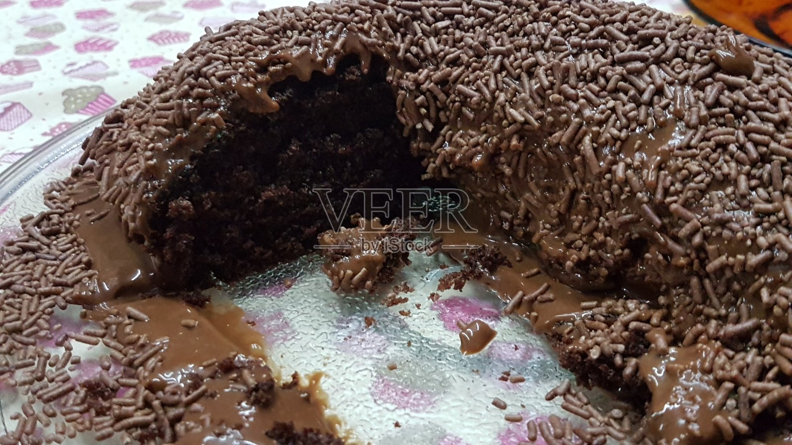 巧克力蛋糕照片摄影图片