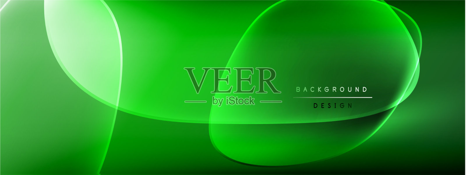 摘要背景-液体气泡的形状插画图片素材