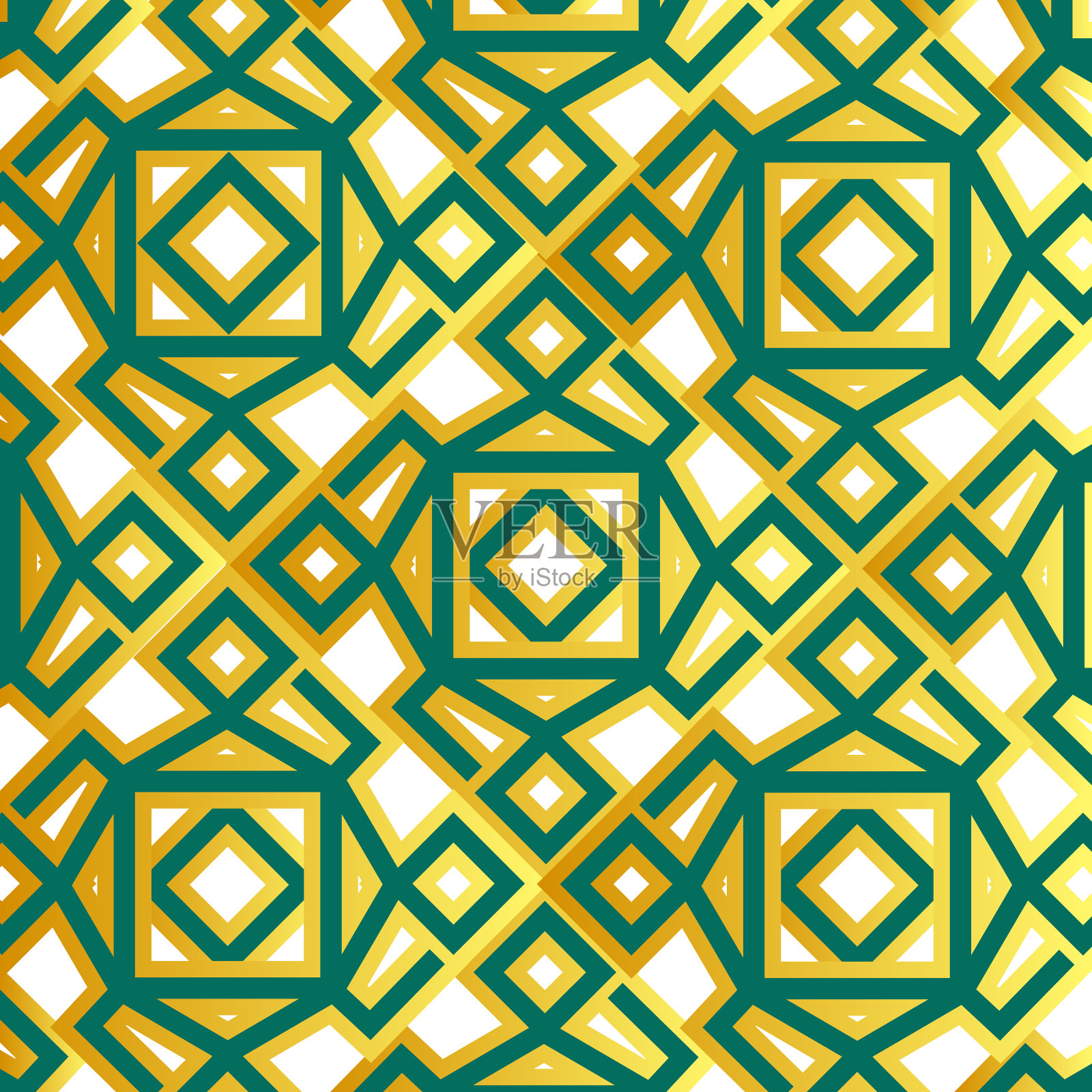 伊斯兰图案装饰纹理设计插画图片素材