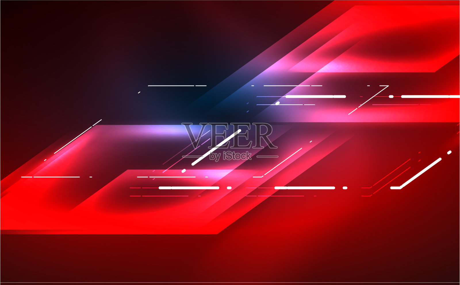 动态霓虹光泽抽象背景时尚插画图片素材