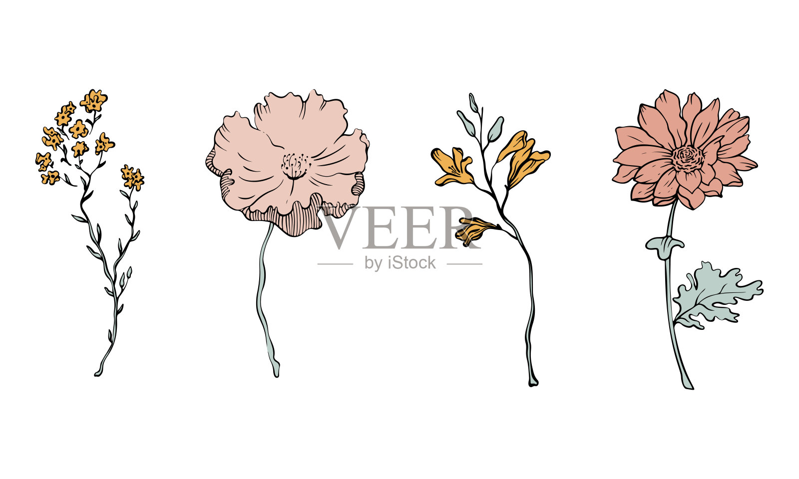 移动插画图片素材