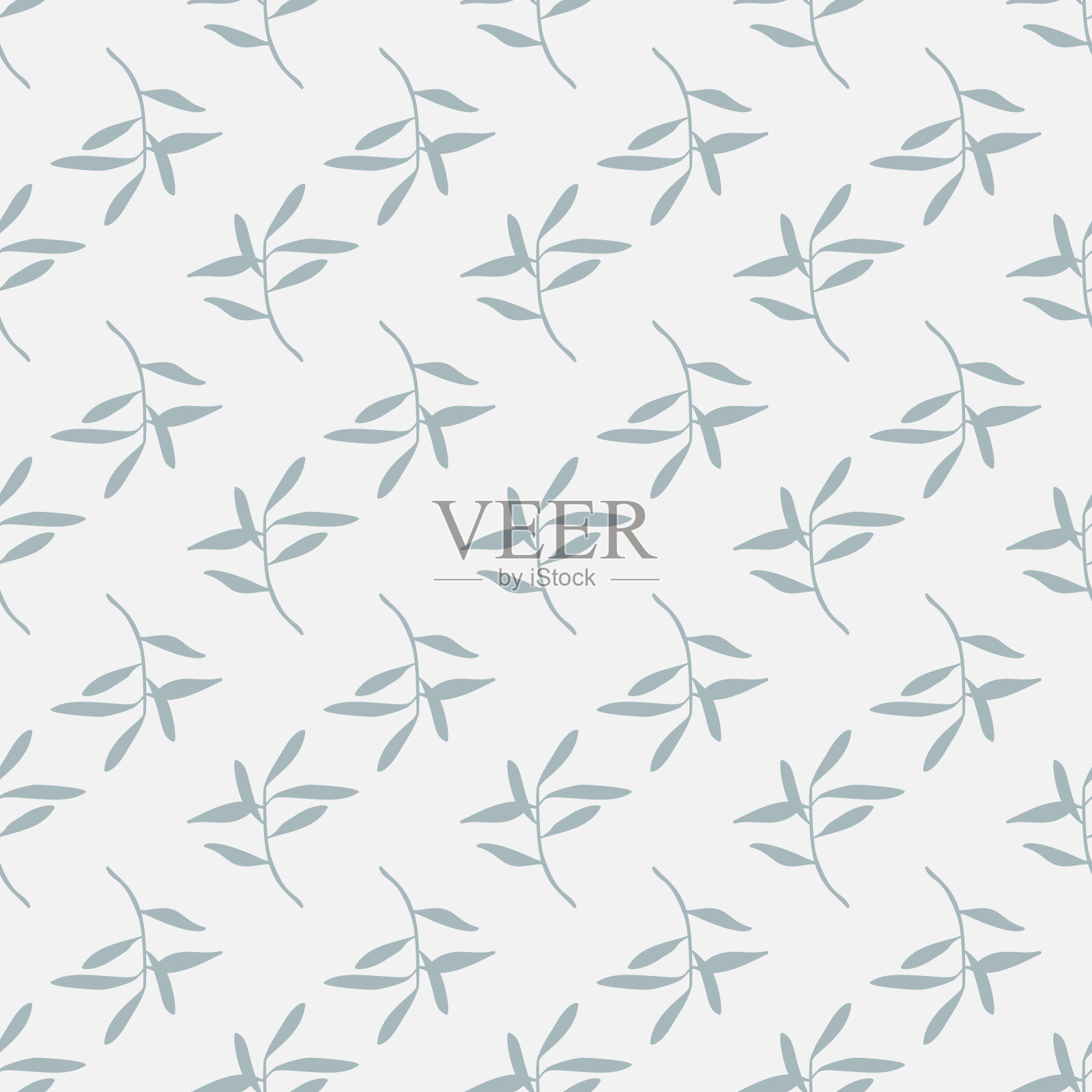 向量无缝模式。带有花卉图案的艺术背景。插画图片素材