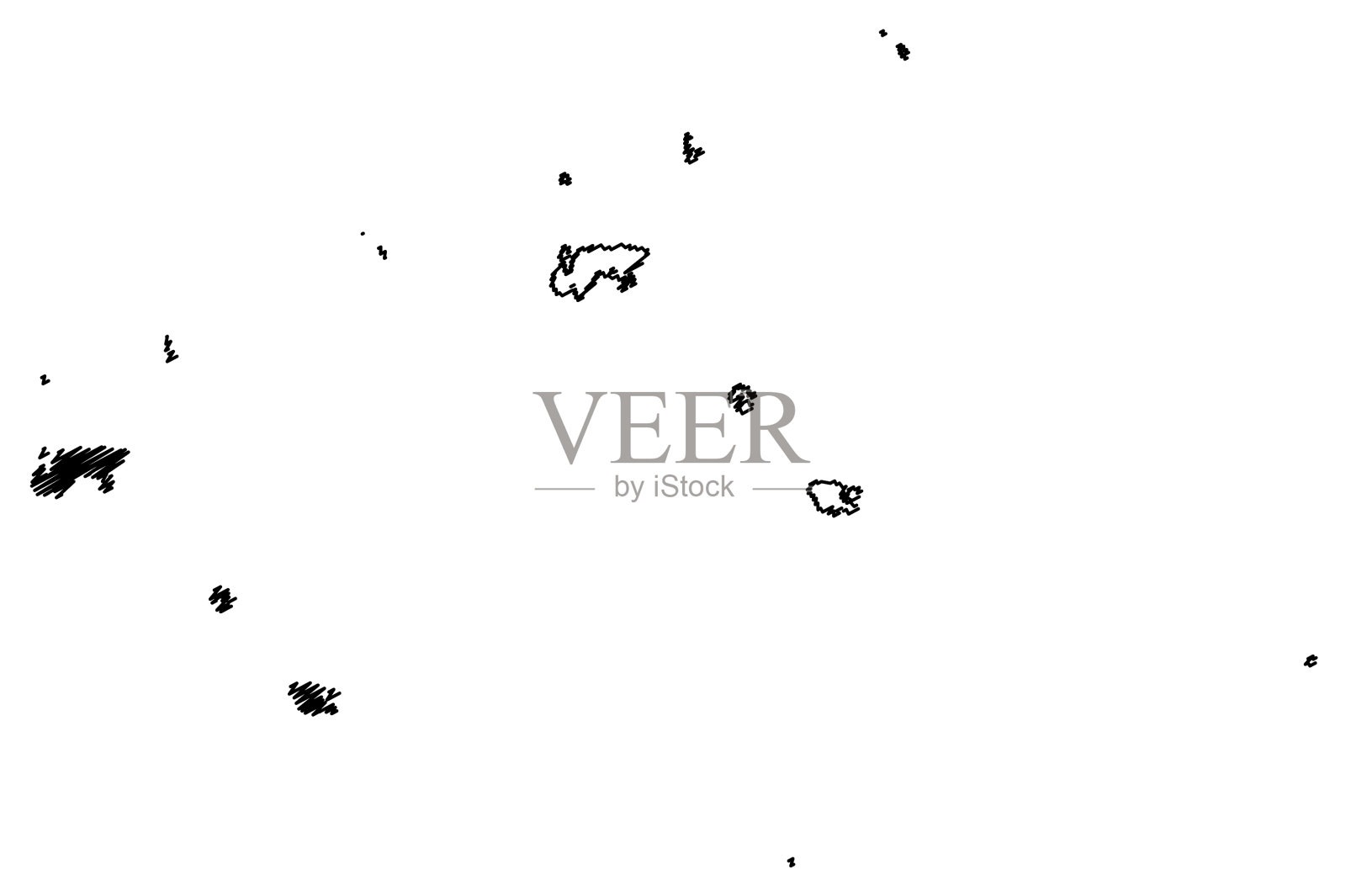 特莫图省，所罗门群岛省插画图片素材