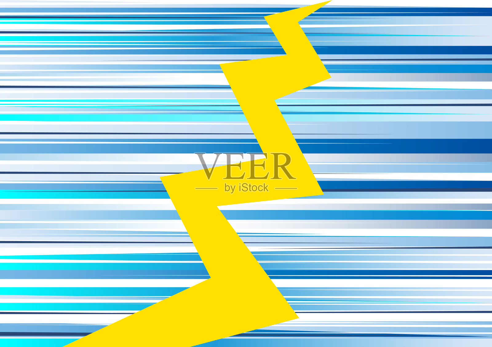 雷电对抗图像插图设计元素图片