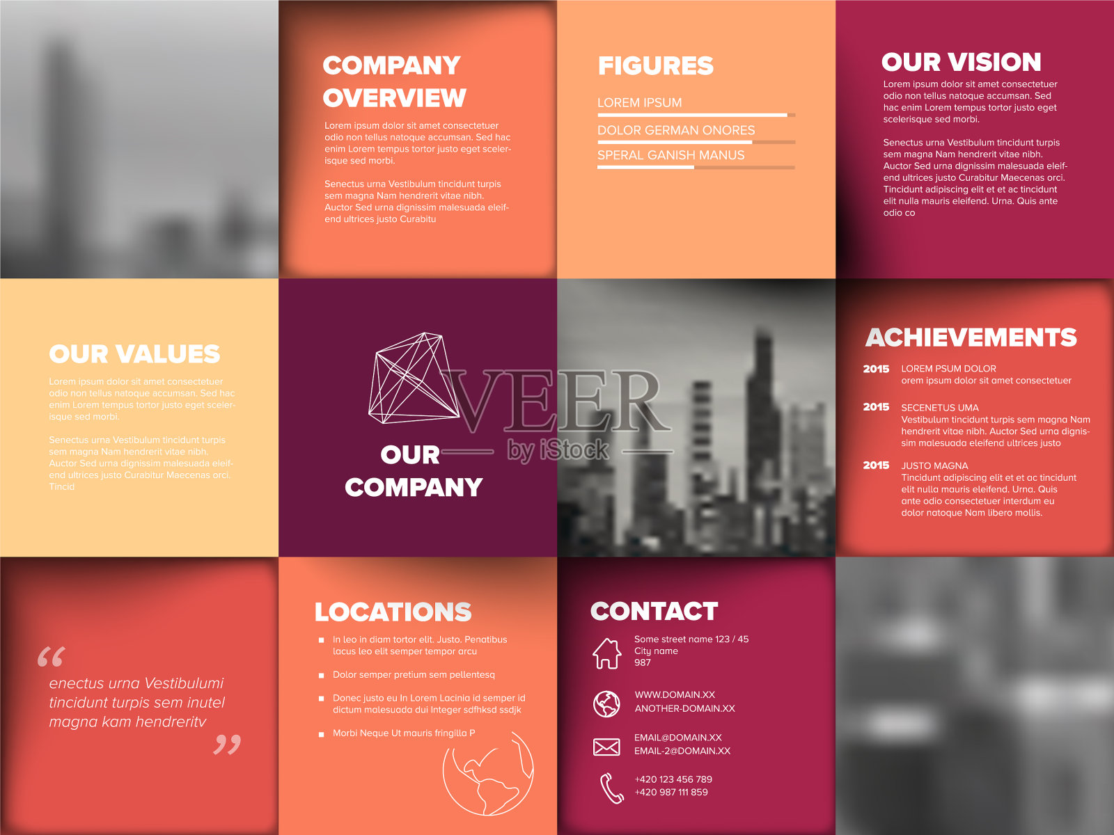 公司简介模板设计模板素材