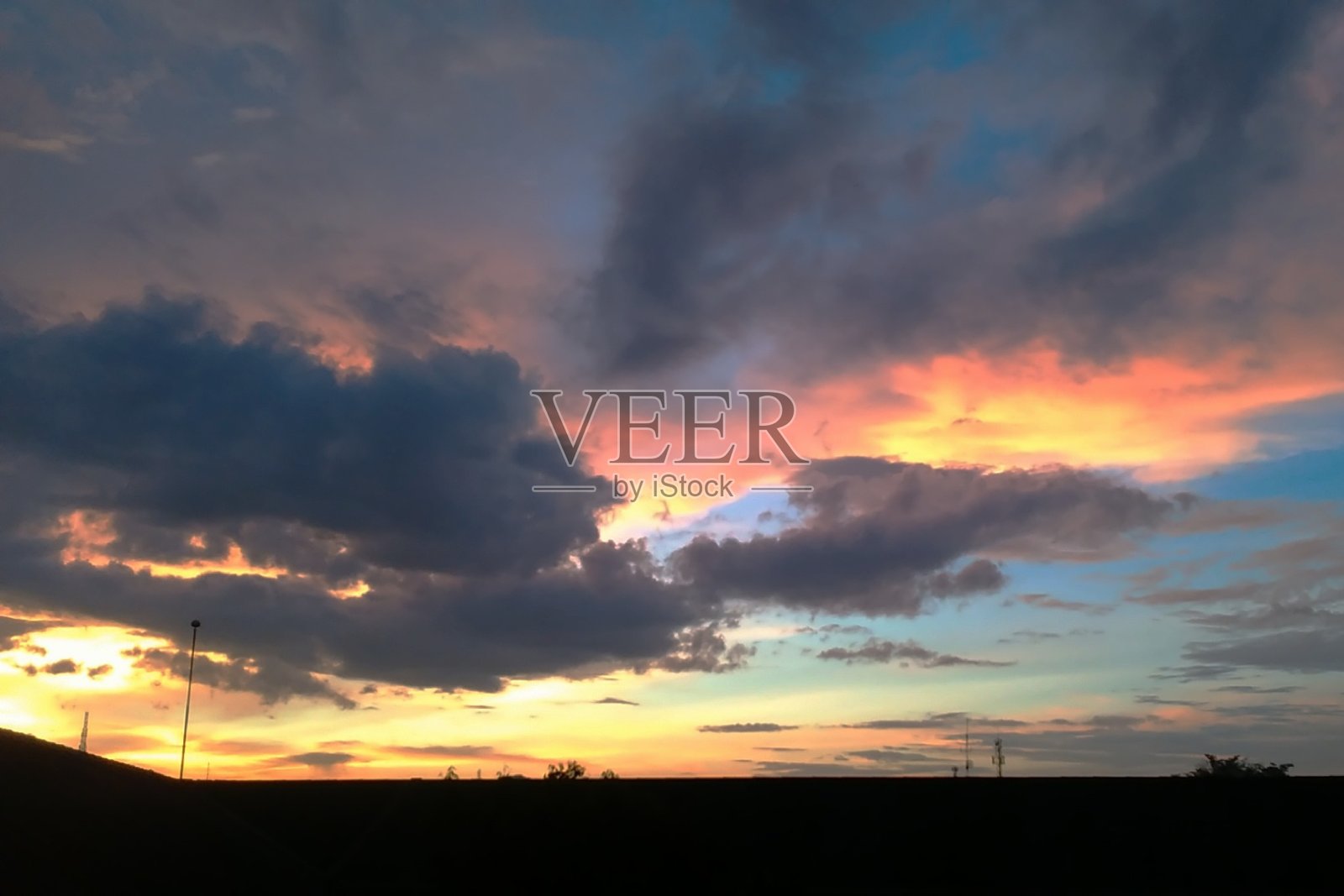 漂亮的天空照片摄影图片