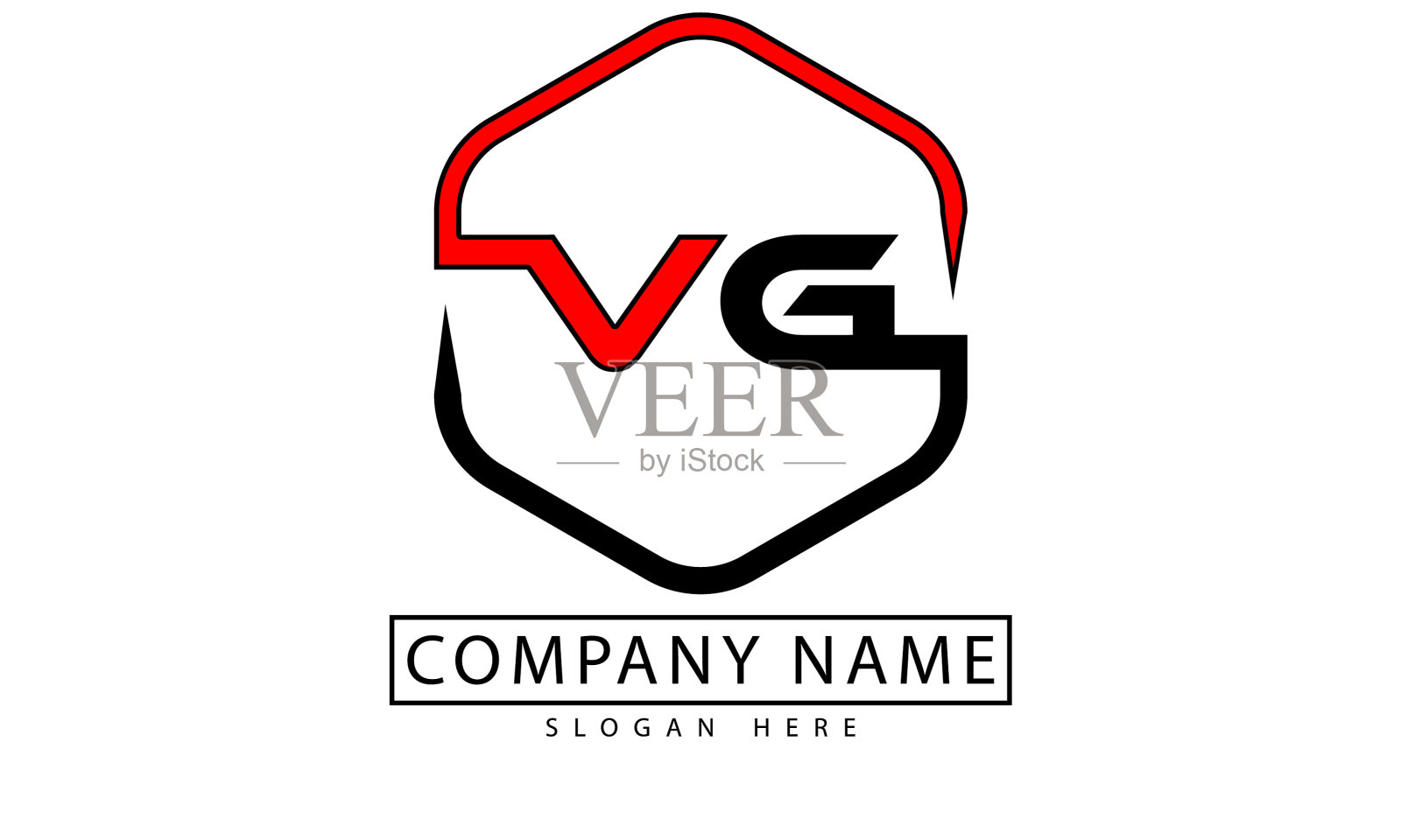 vg的标志插画图片素材