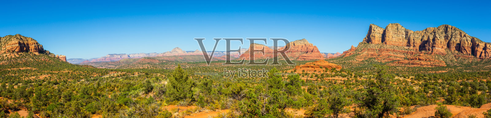 亚利桑那州塞多纳景观全景图照片摄影图片