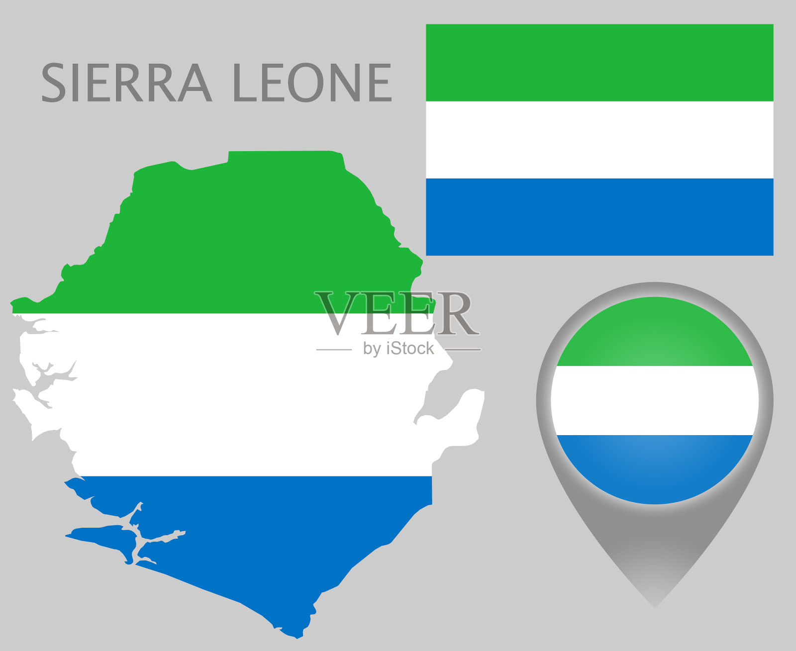 塞拉利昂插画图片素材