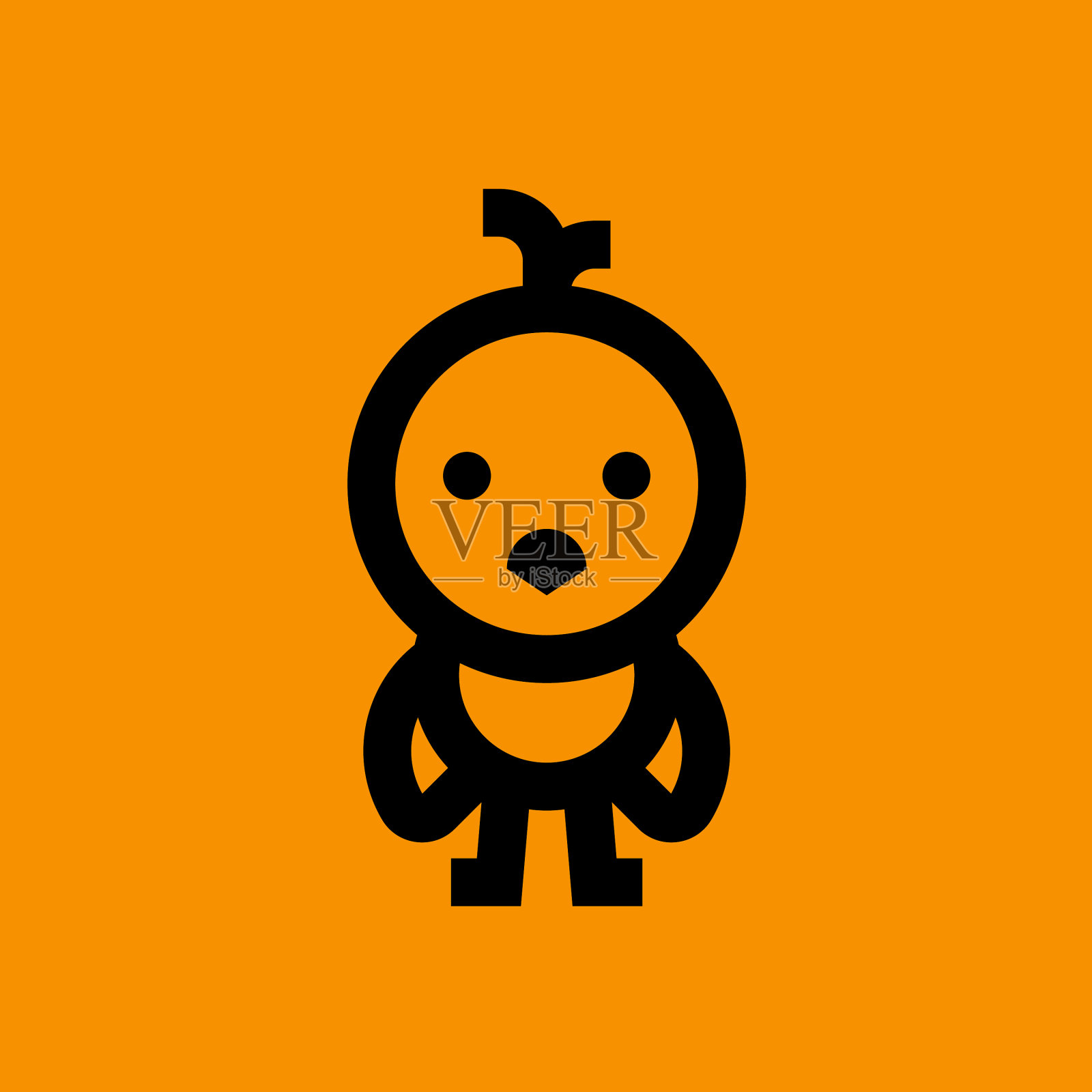 春季复活节线图标下载模板插画图片素材