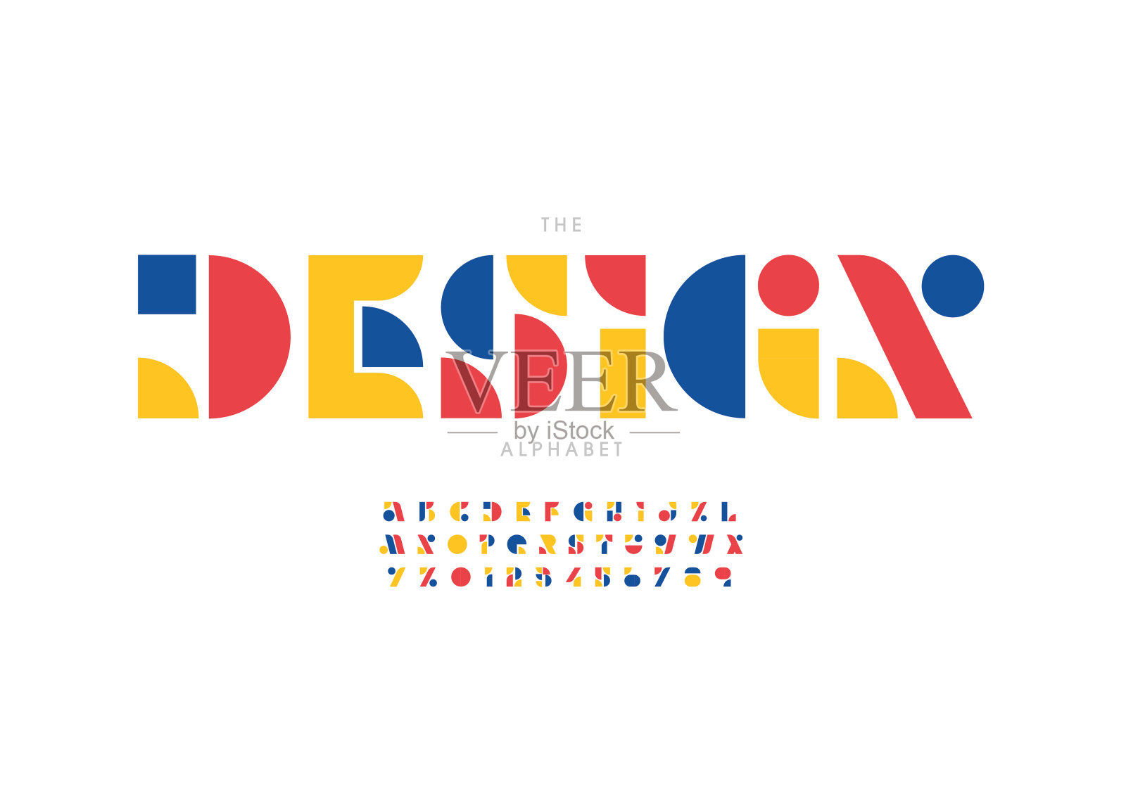 设计的字母插画图片素材