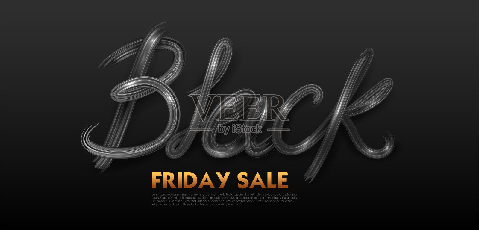 黑色星期五圣诞前夕的促销活动和促销背景设计模板素材