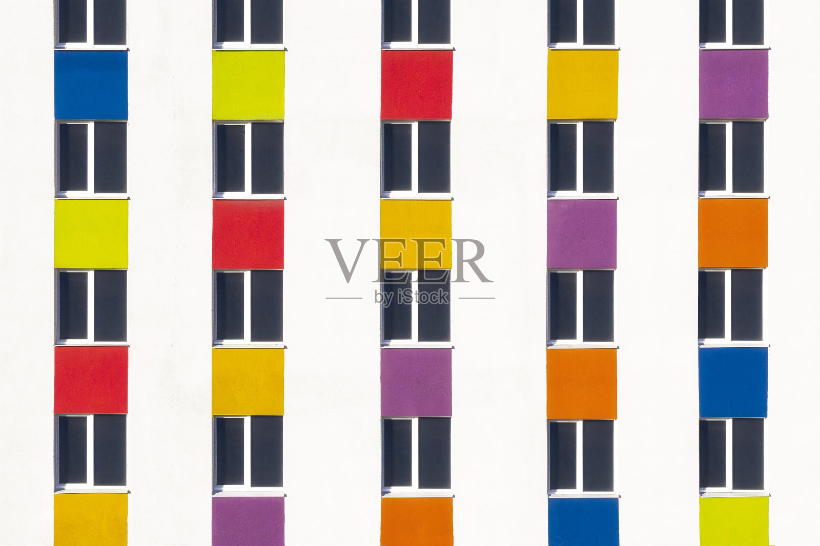 色彩斑斓的墙壁，城市格局照片摄影图片