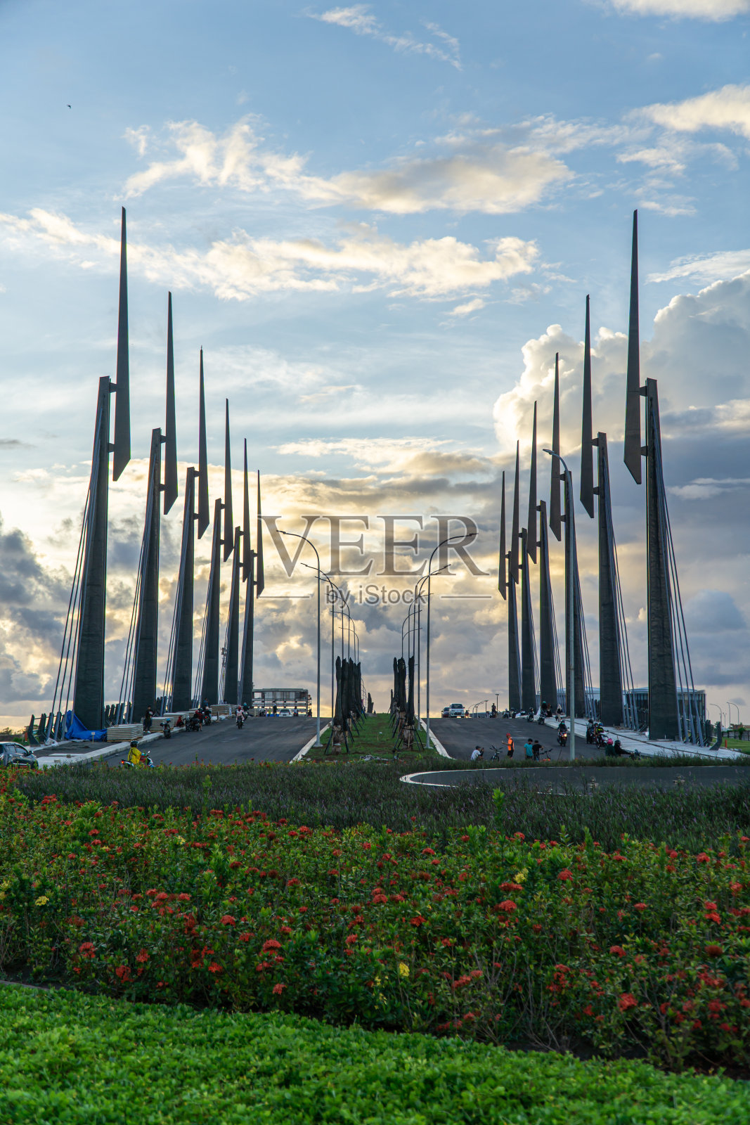 印尼的中心点照片摄影图片