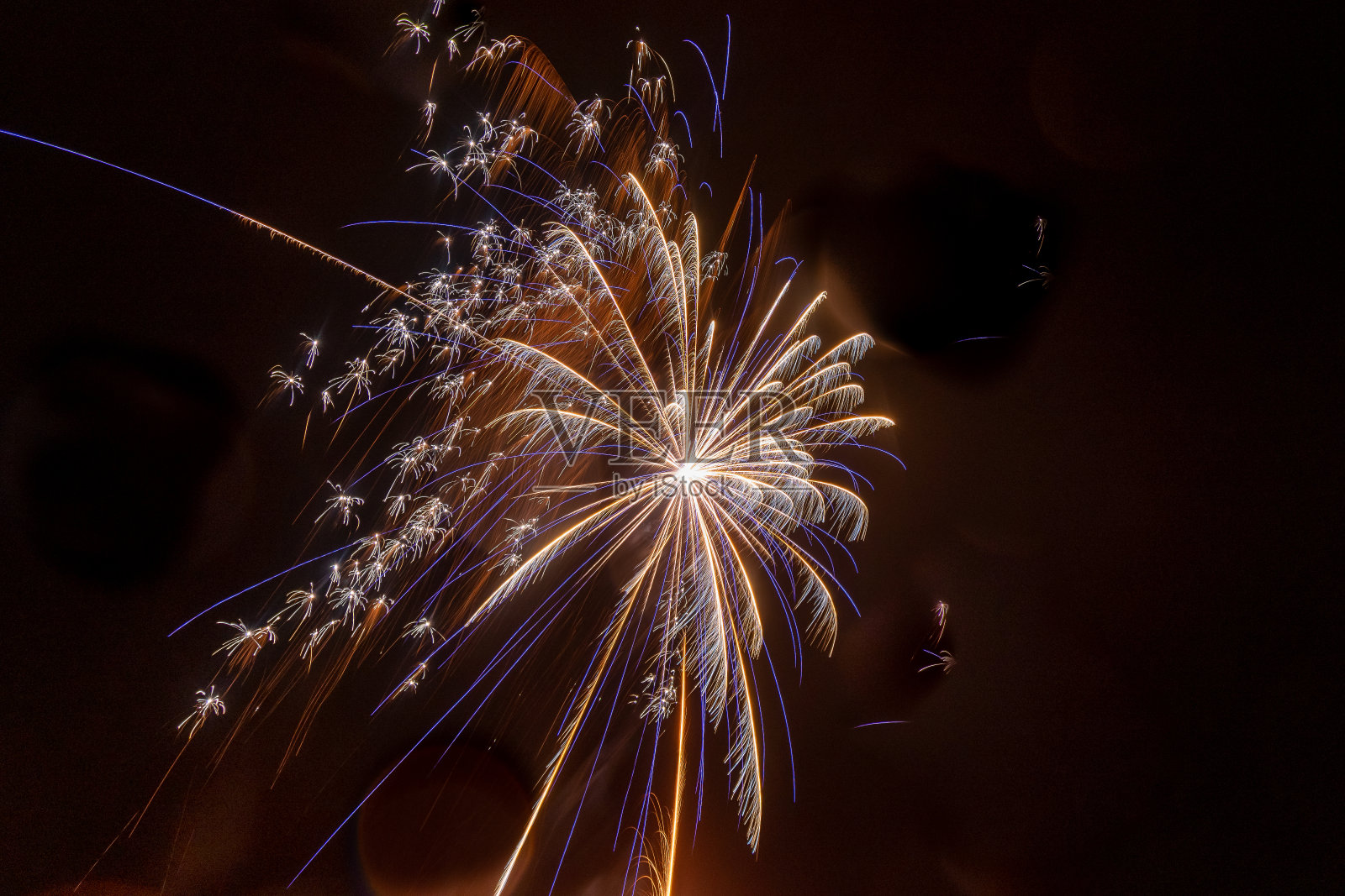 烟花照片摄影图片