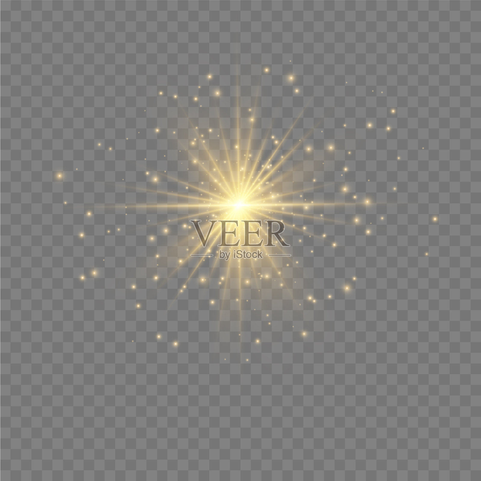 设置明亮的星插画图片素材