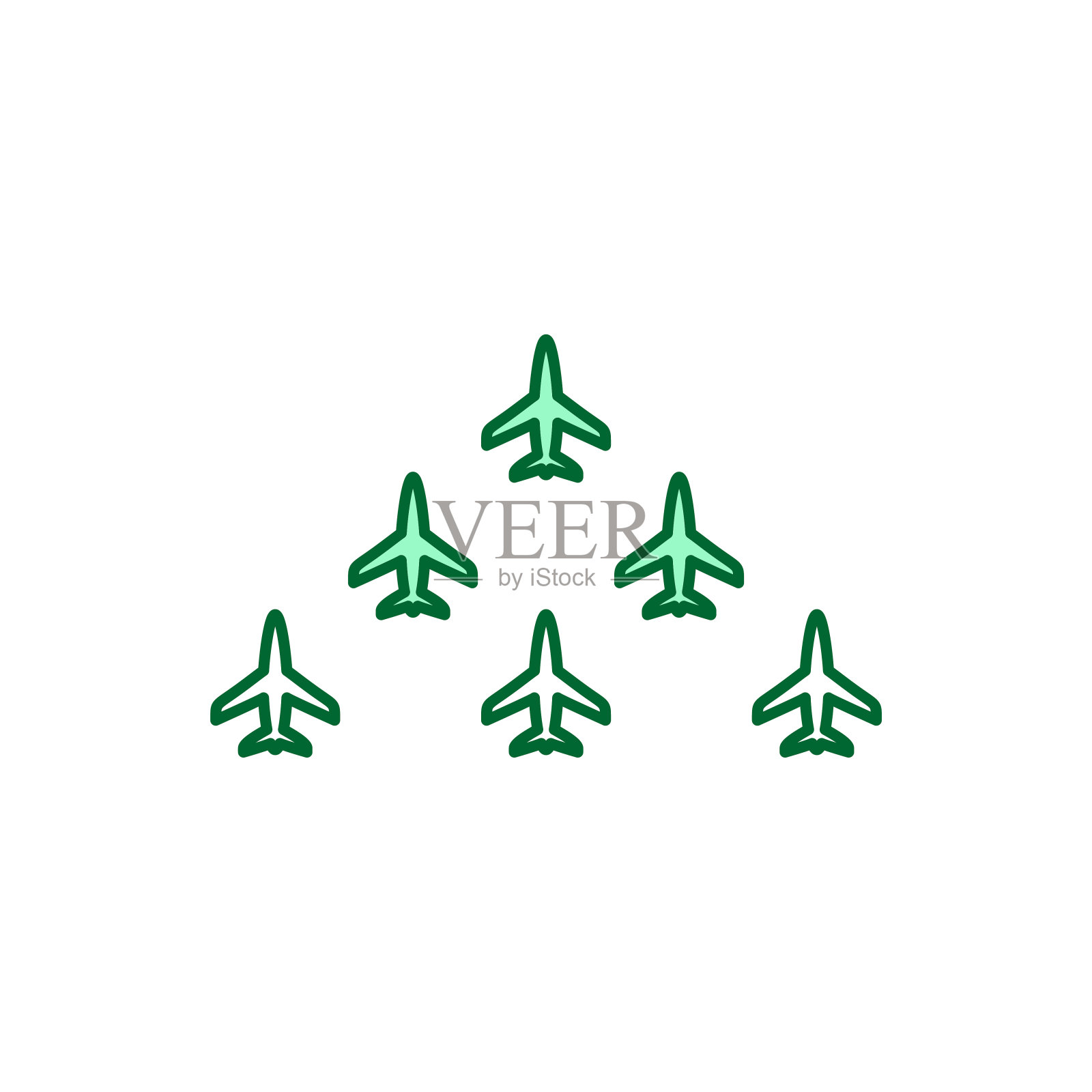 平面形成图标插画图片素材