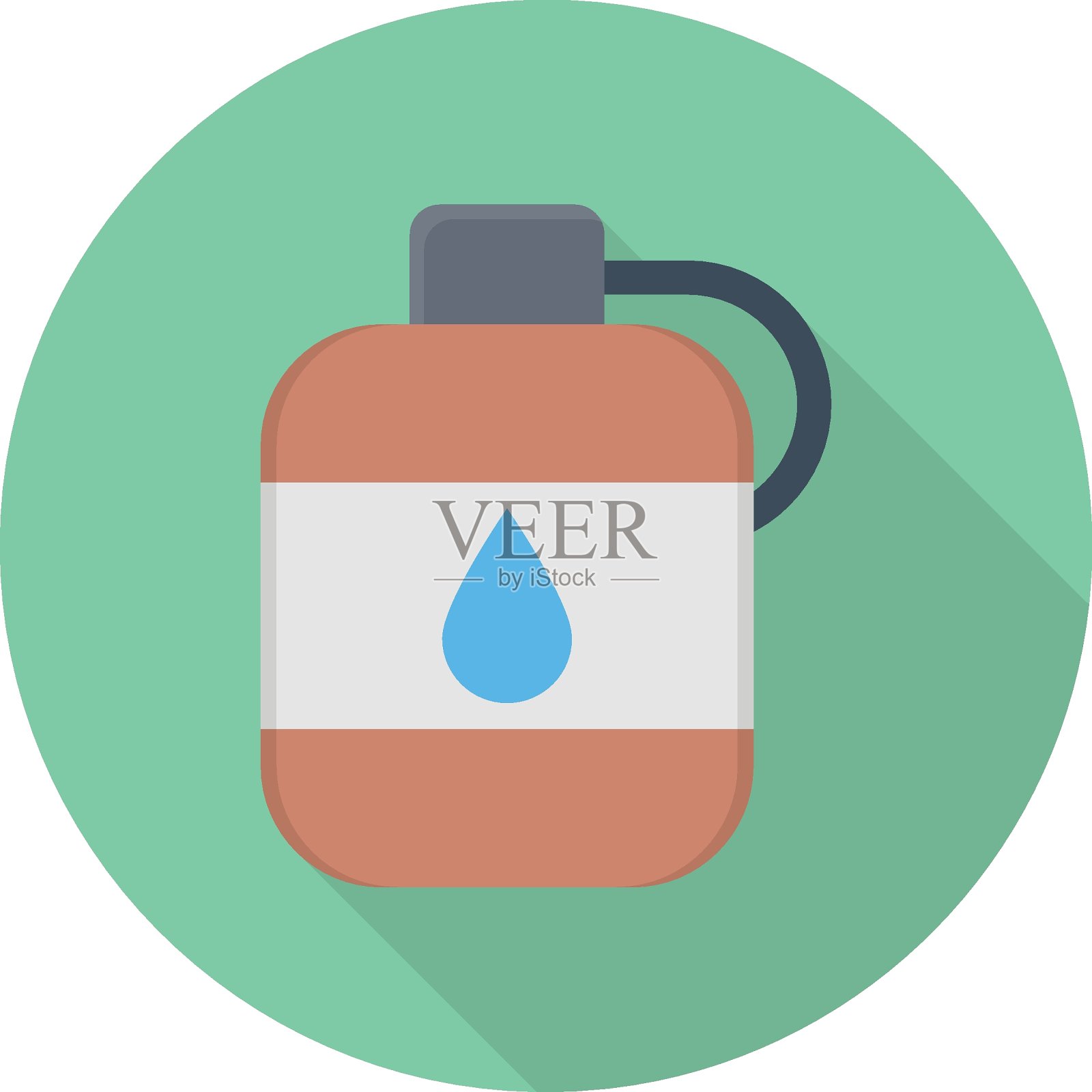 每加仑插画图片素材