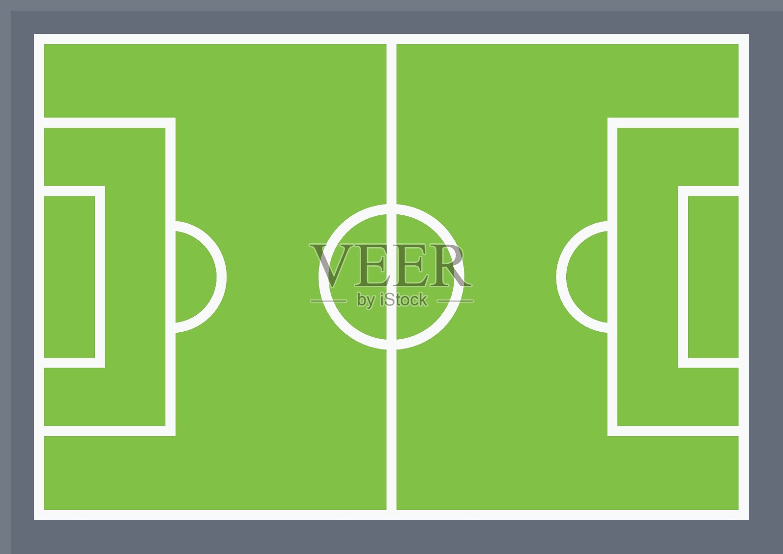 足球场插画图片素材