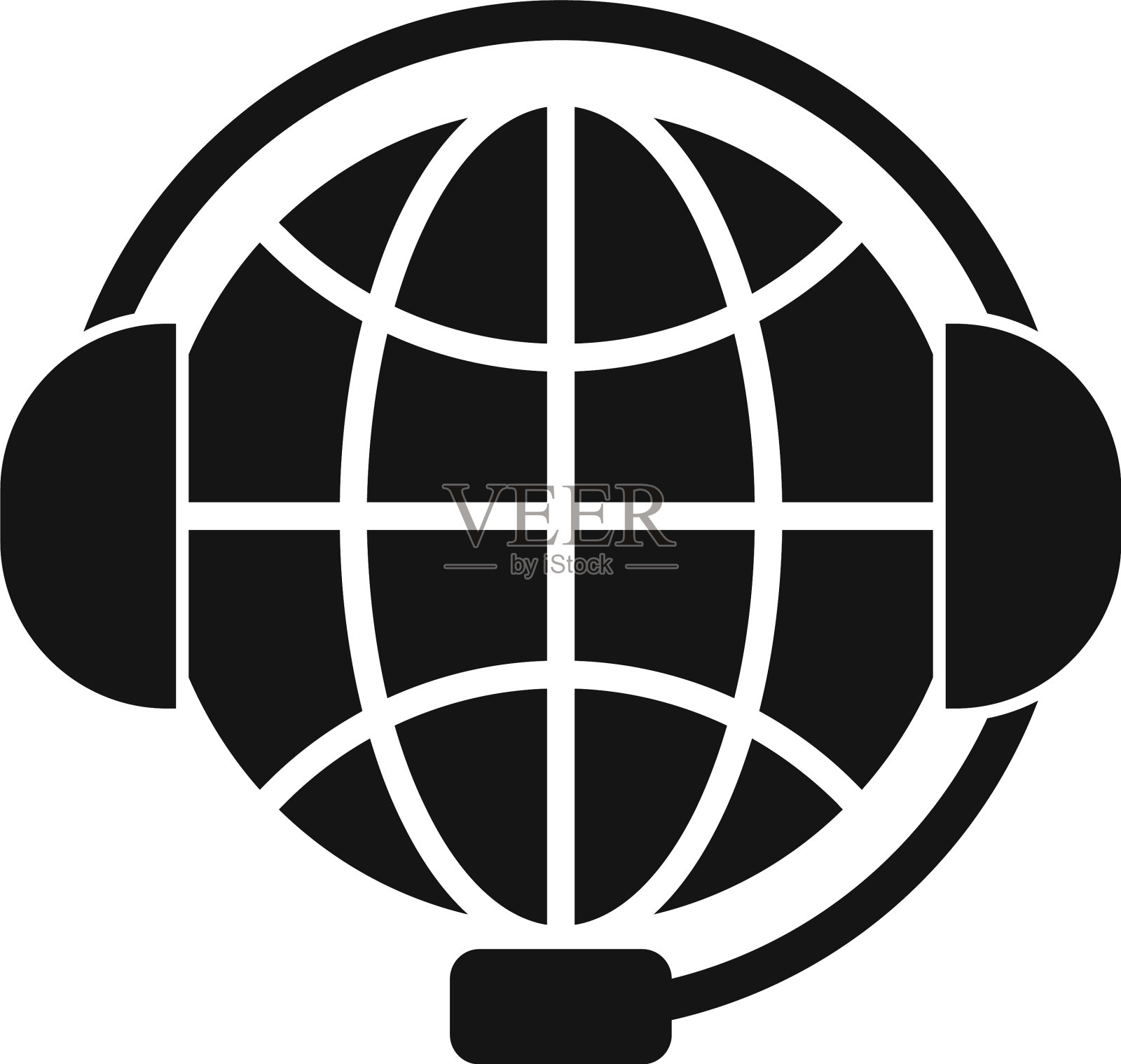 全局设备支持图标简单风格设计元素图片