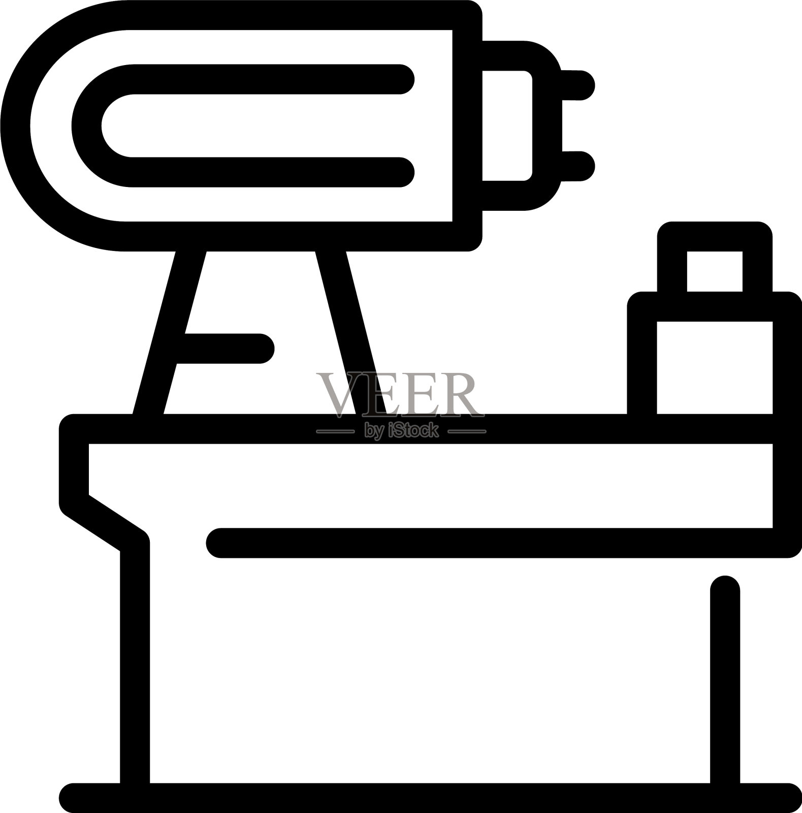 自动laicon轮廓风格插画图片素材